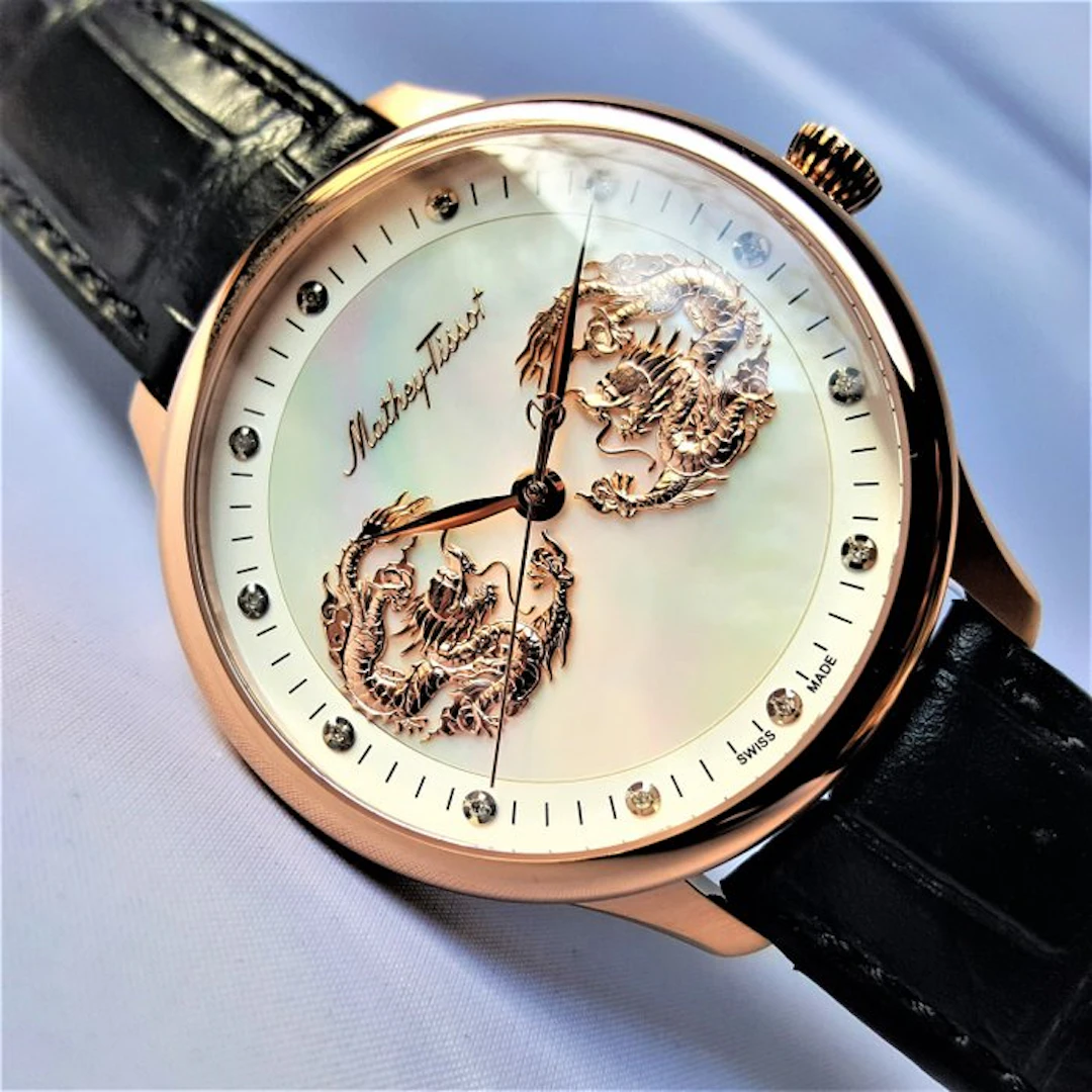 Mathey-Tissot - DRAGONS - 12 Diamonds - Swiss Automatic...