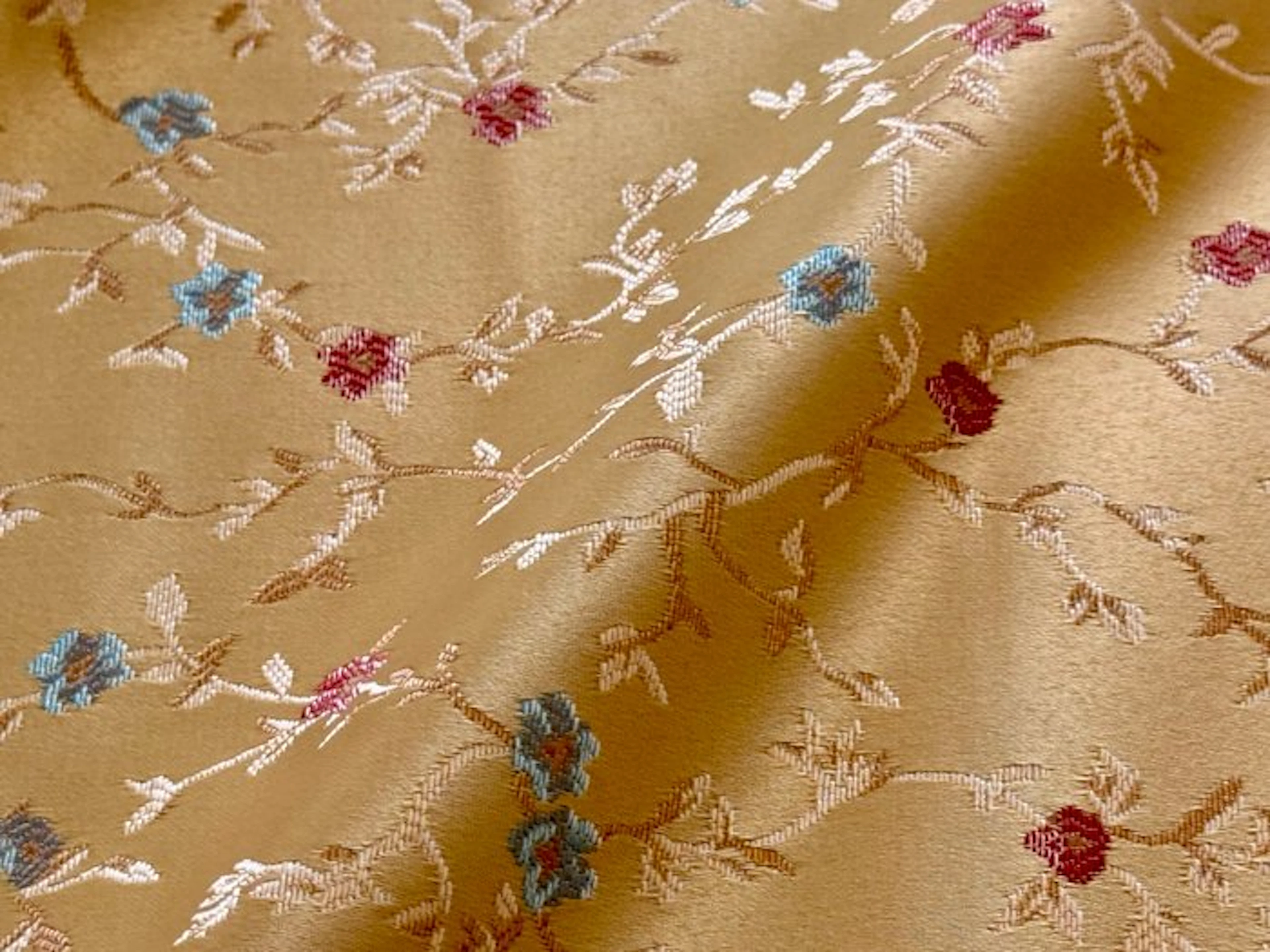 Exclusive GCFabrics – Floral Jacquard Fabric in San...