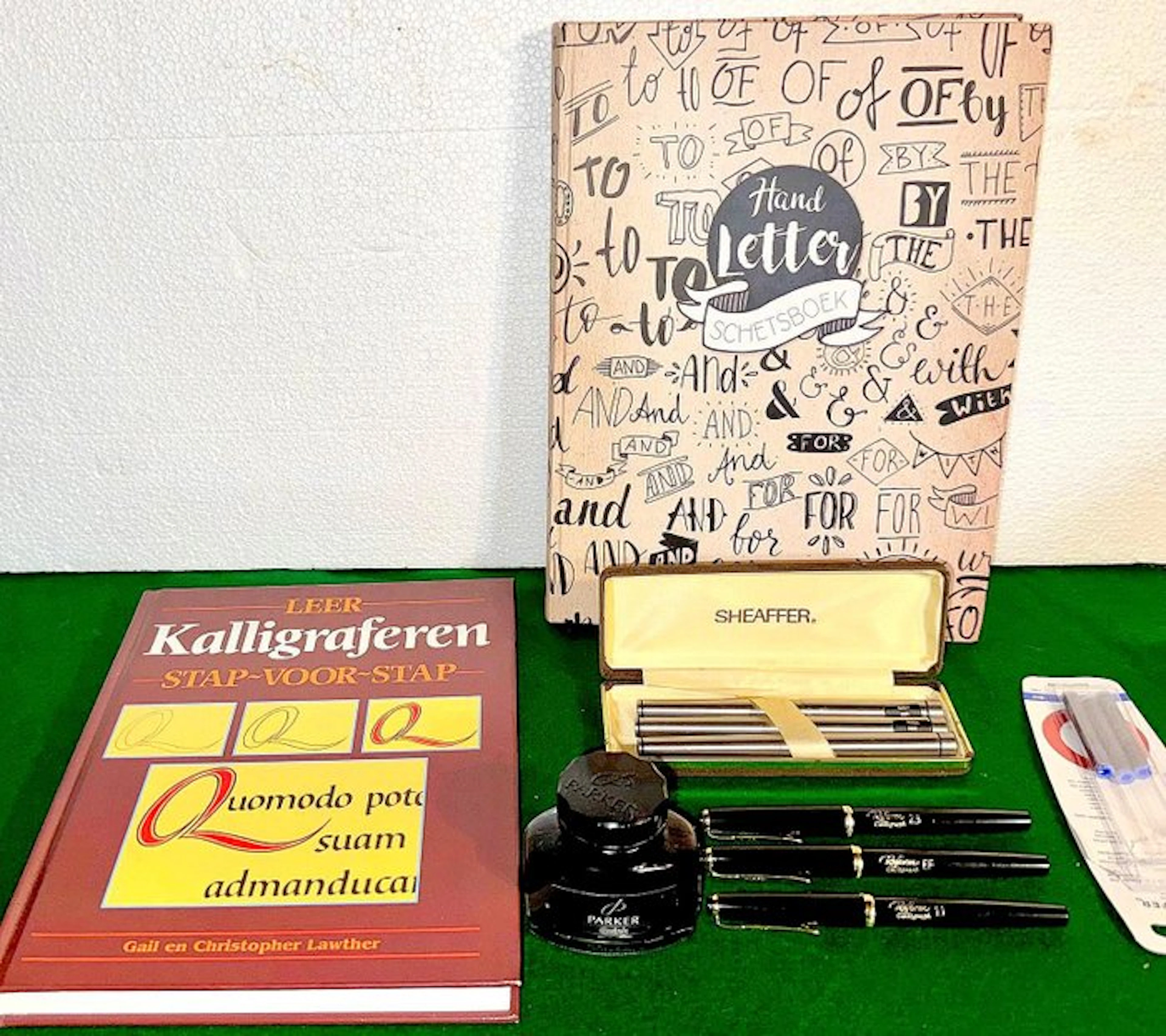 Sheaffer Targa 1001 & Reform - Vintage kalligrafieset – 6...