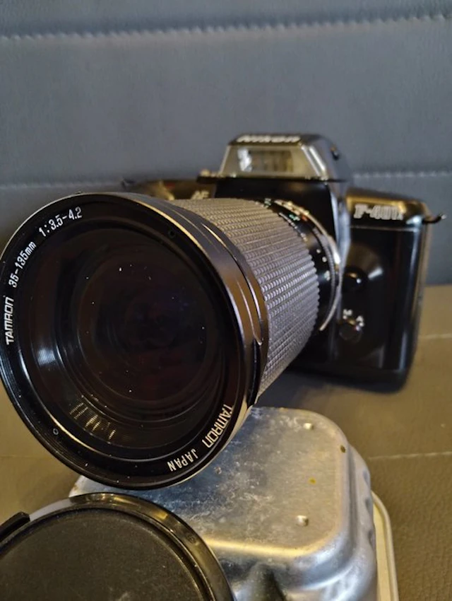 Nikon F-401x + tamron 35-135mm F3,5-4.2 Analogue camera