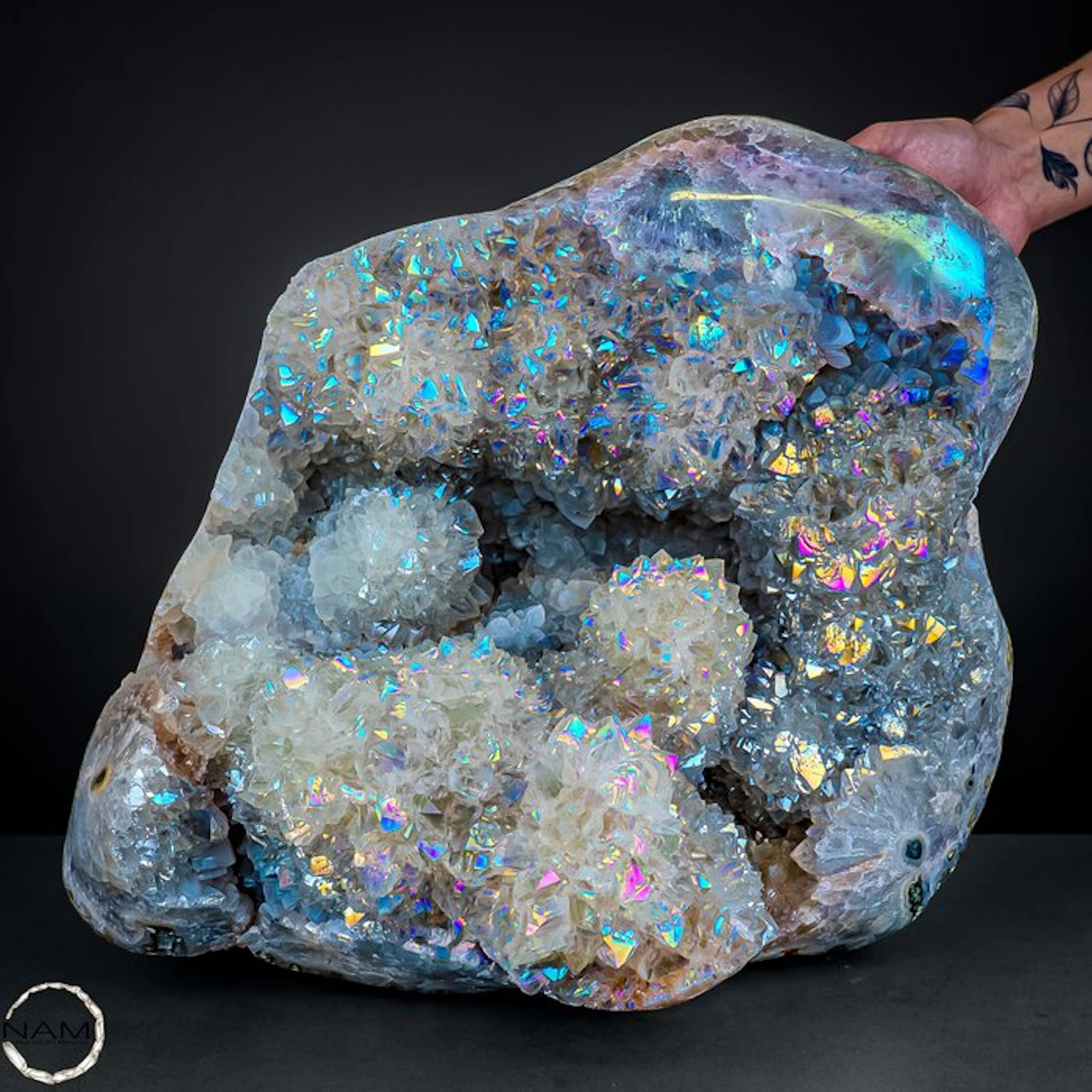 Monumental Angel Aura Amethyst Quartz druzy from Uruguay...