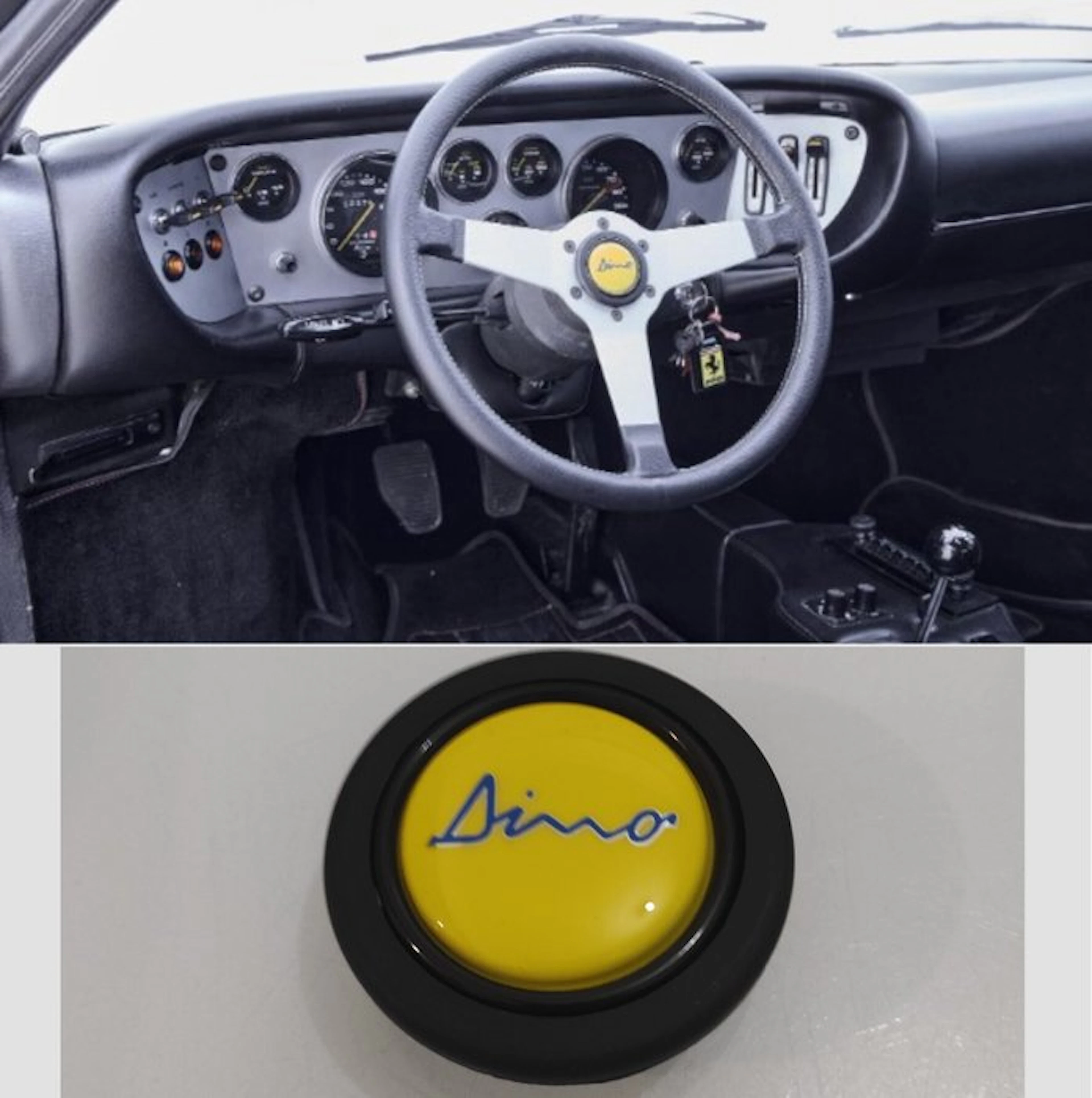 Ferrari Dino 208 GT4 - 308 GT4 Original MOMO Horn button...