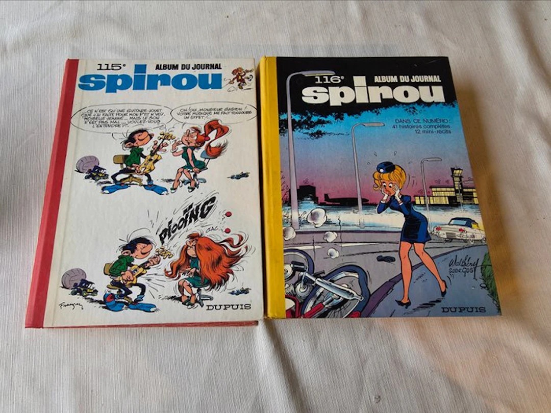 Spirou (magazine) - Recueils N°115 + N°116 - 2 Album - First edition - 1970