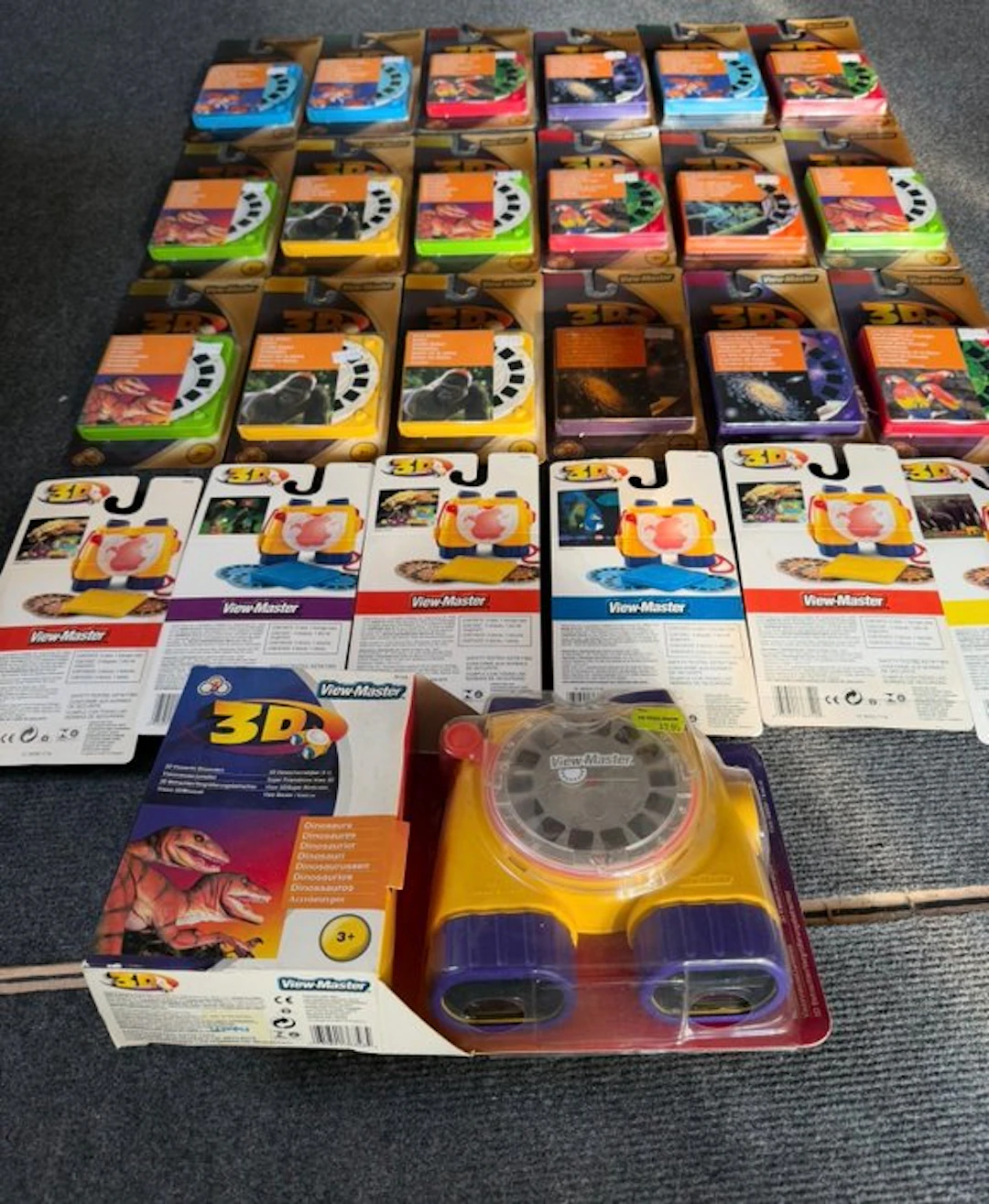 View-Master Viewmaster 3d stereo kijker en pakjes alles ongeopend Stereo viewer