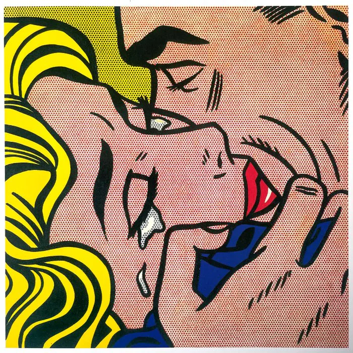 Roy Lichtenstein (after) - Kiss V