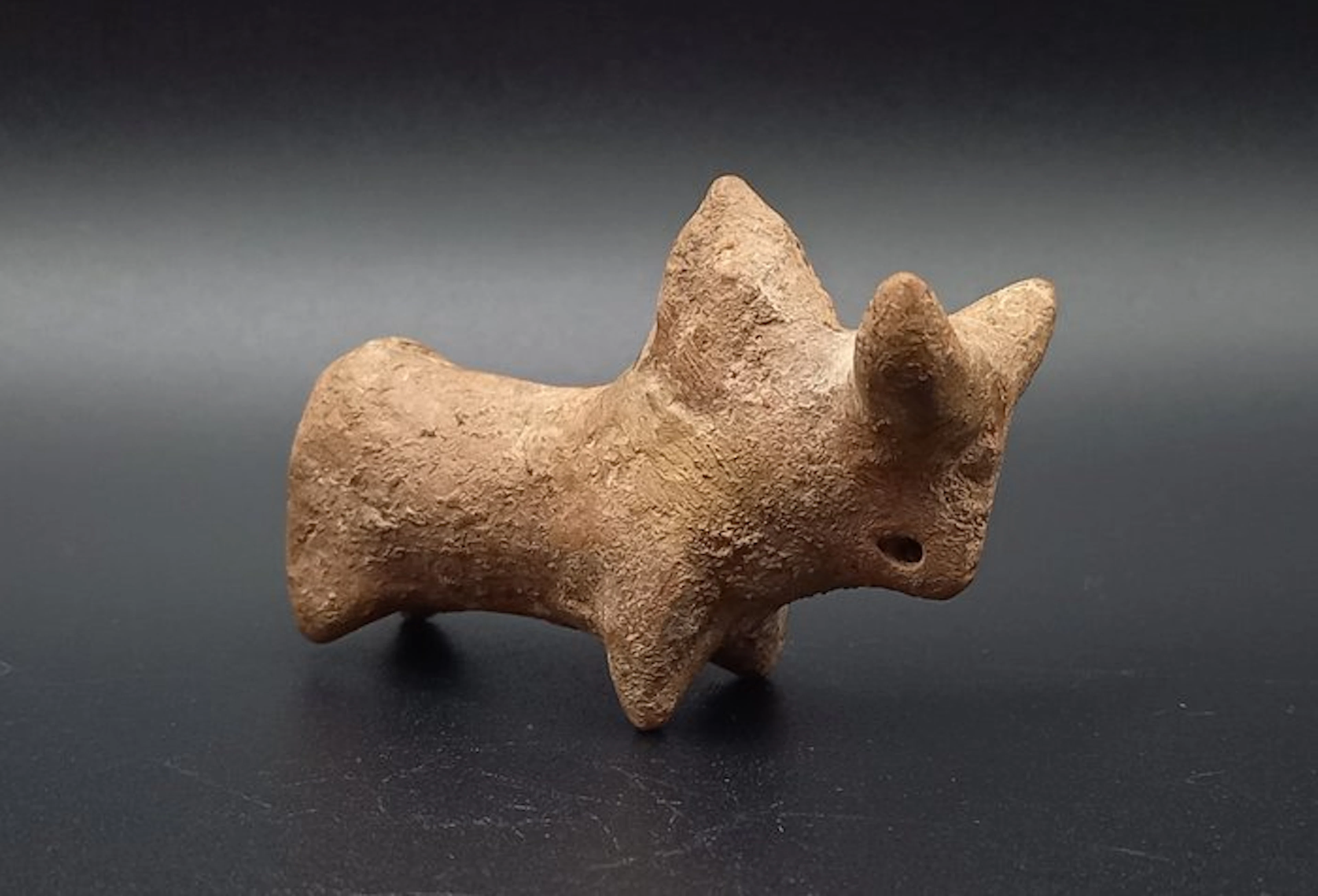 Harappan culture Terracotta Figurine of a Zeburind from the Indus