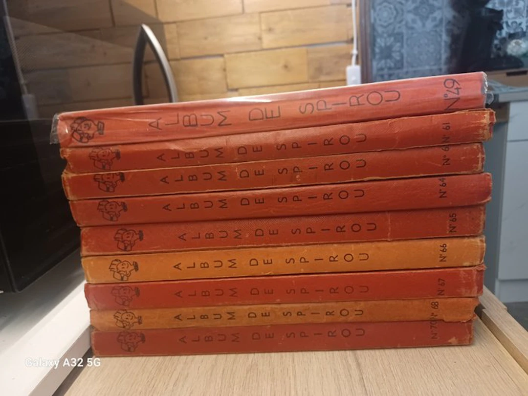 Spirou (magazine) - 9 Collections - First edition - 1954/1959