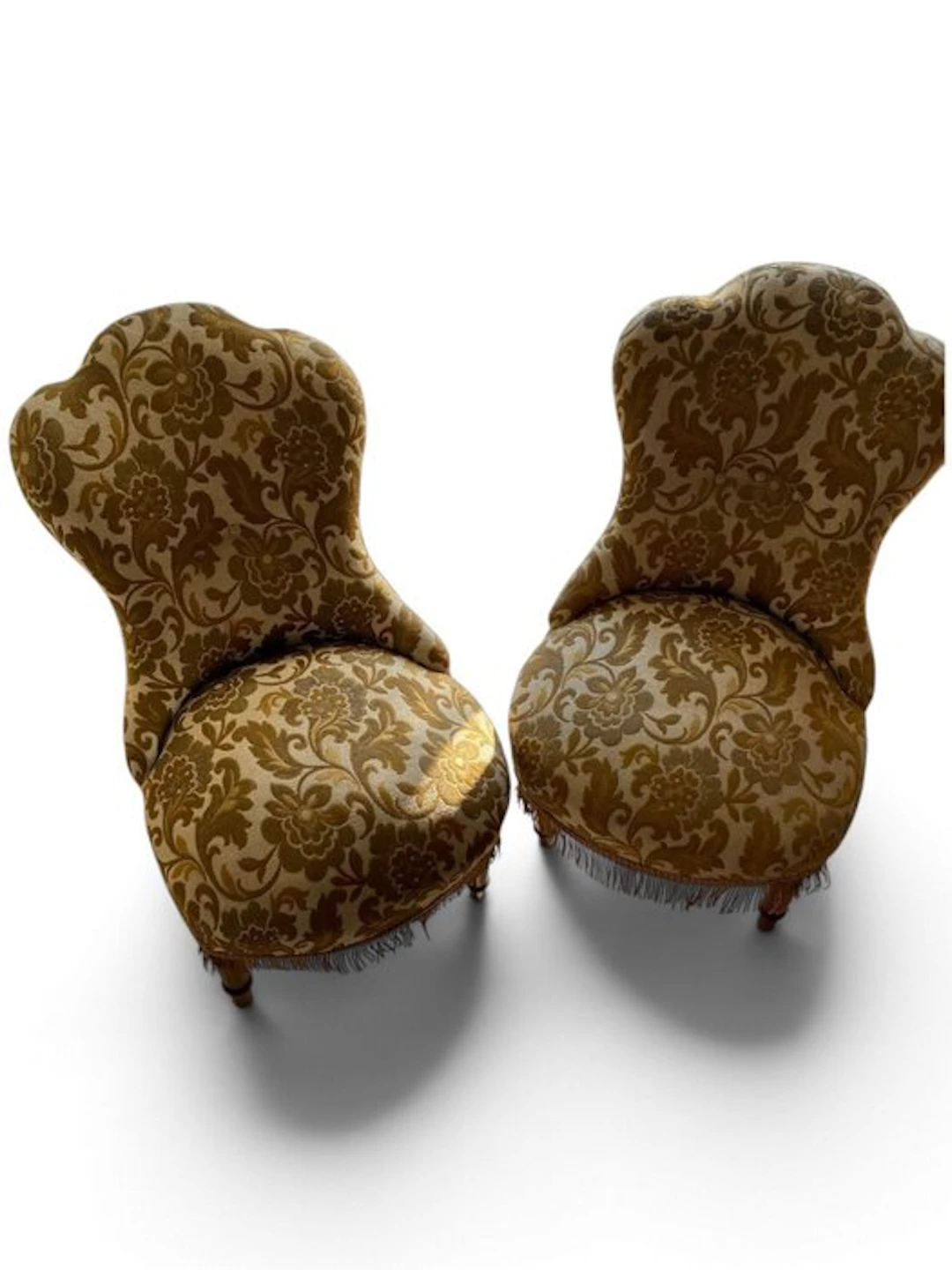 Armchair (2) - Wood, Textile