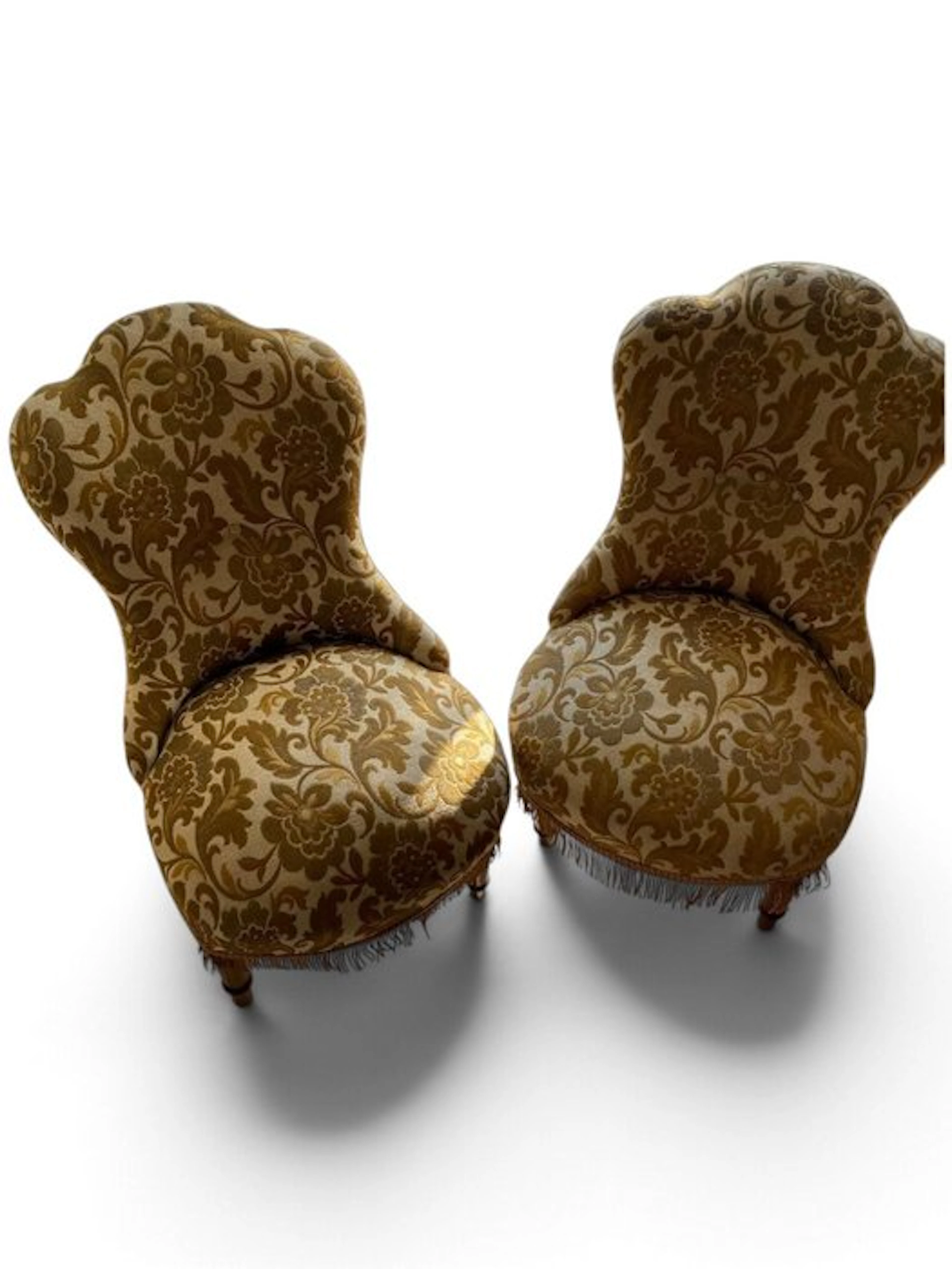 Armchair (2) - Wood, Textile