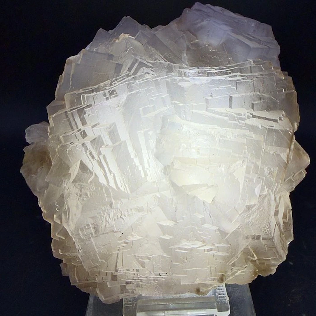 Fluorite Rough - Height: 14 cm - Width: 12 cm- 906 g - (1)