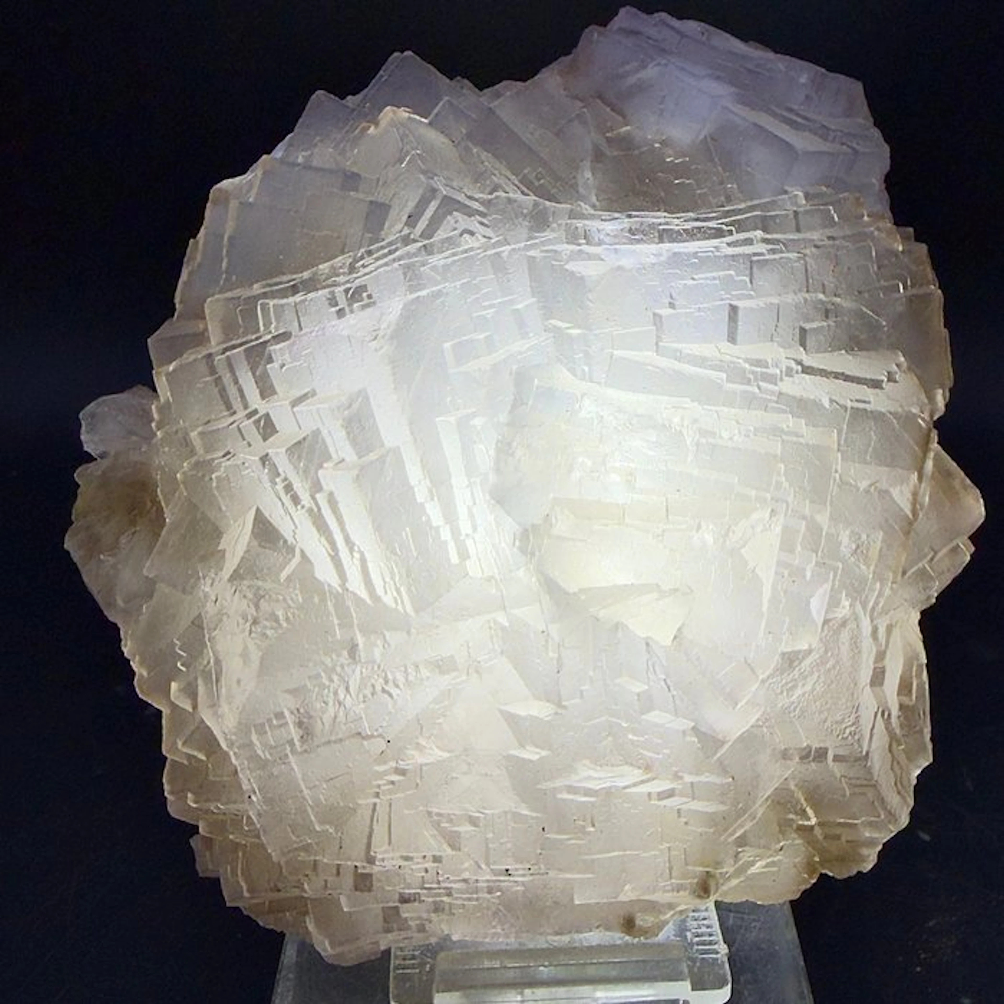 Fluorite Rough - Height: 14 cm - Width: 12 cm- 906 g - (1)