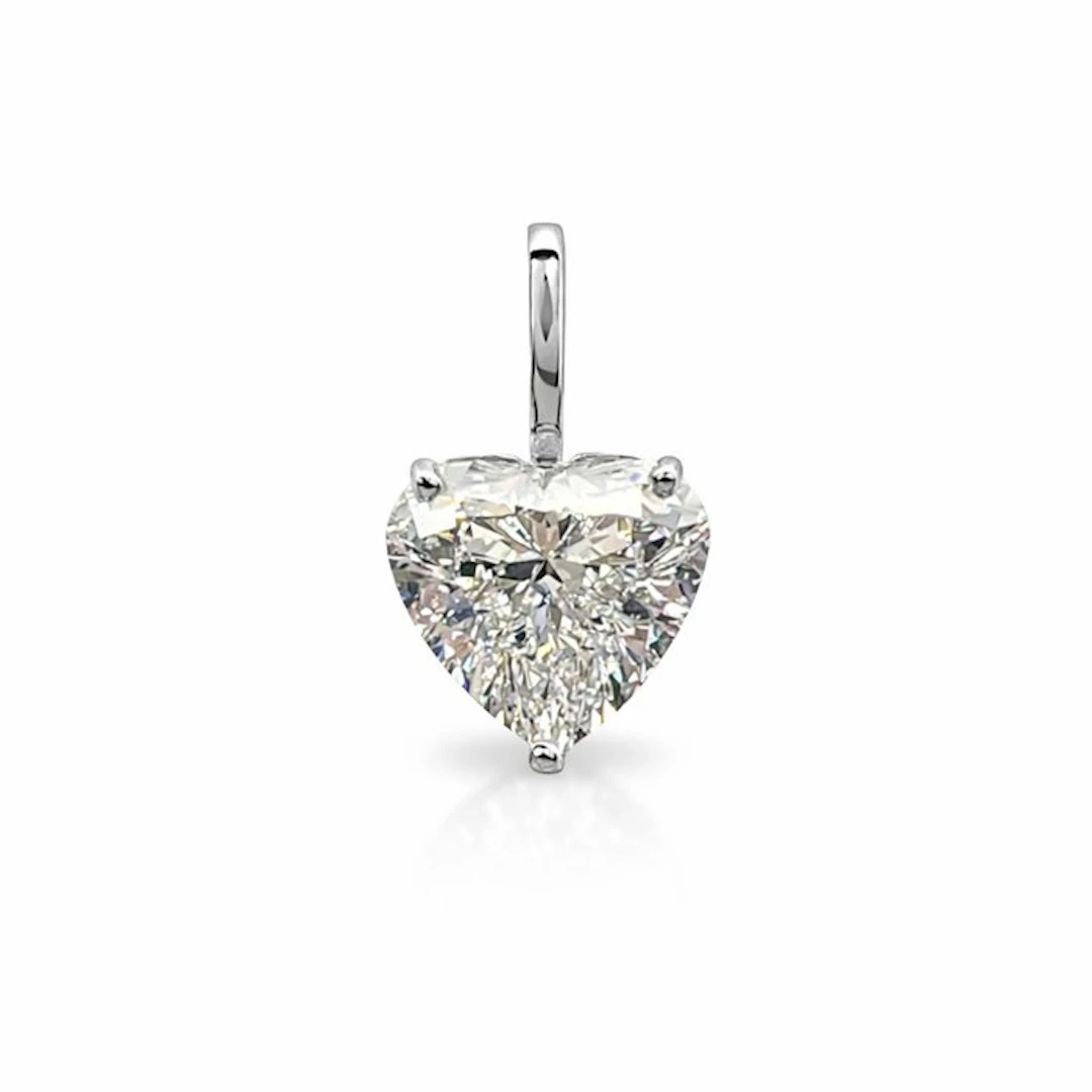 No reserve price - Pendant - 14 kt. White gold - 1.03ct. tw. Diamond