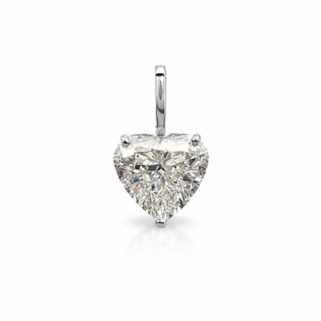 No reserve price - Pendant - 14 kt. White gold - 1.07ct. tw. Diamond