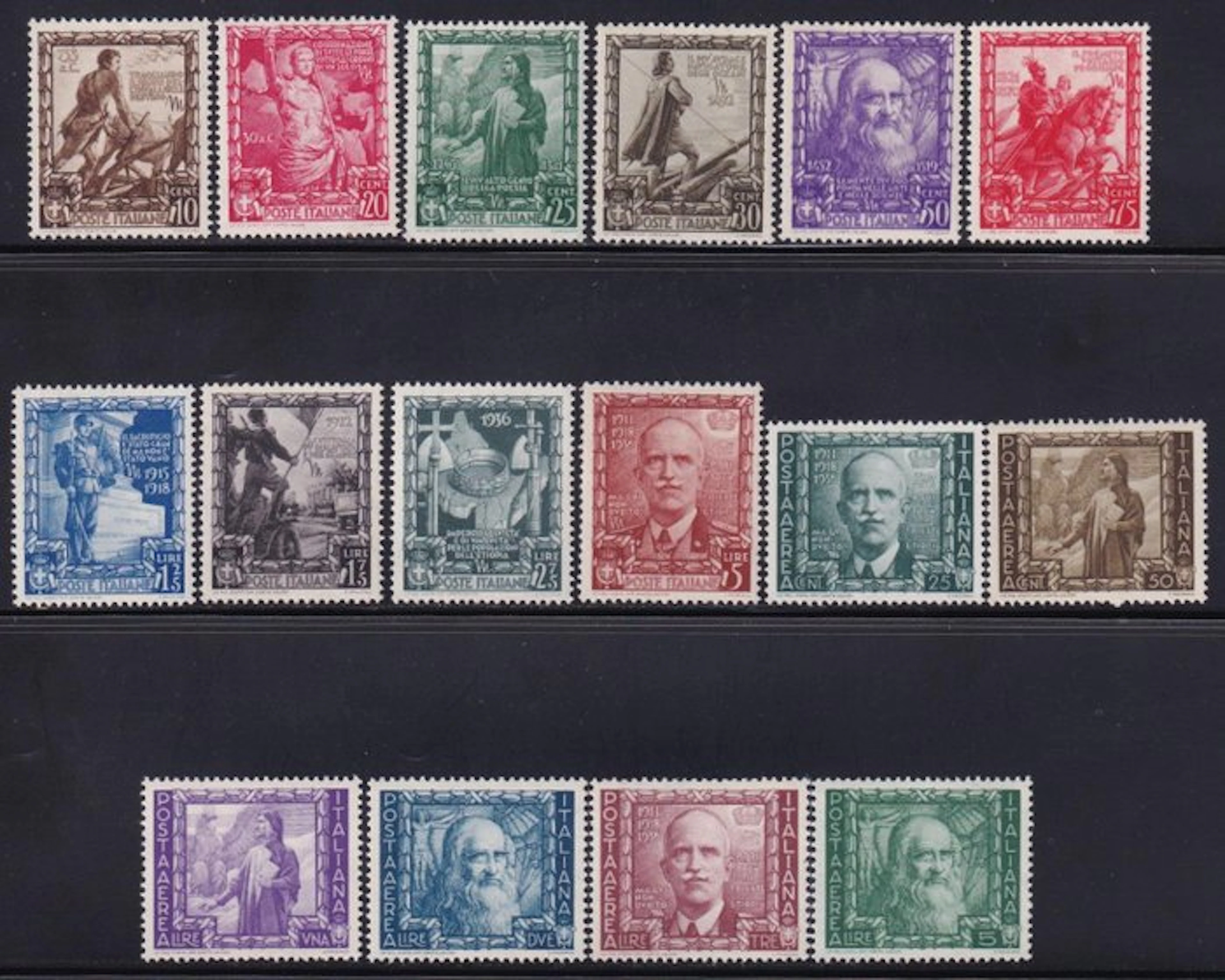Italy Kingdom 1938 - Complete Imperial Series with...