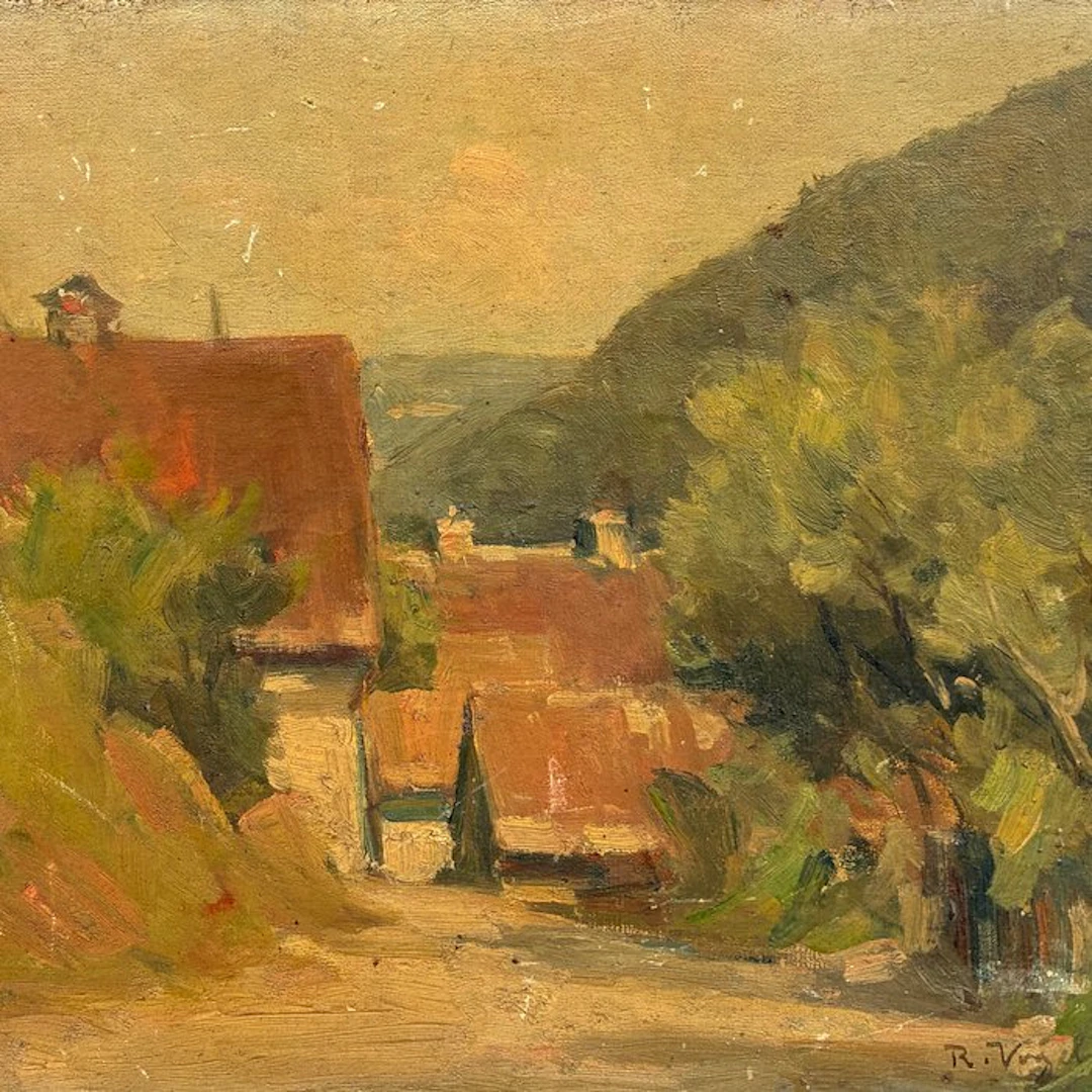 René Vogelweith (1881-1950) - Paysage alsacien (vendu sans prix de réserve)