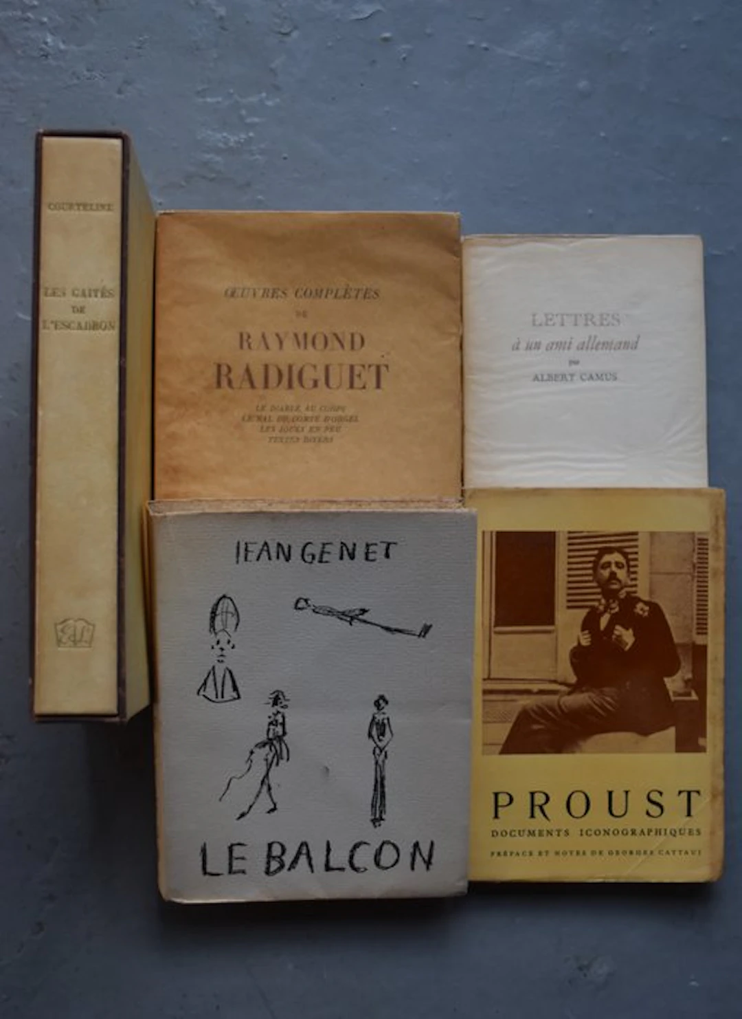 Jean Genet / Alberto Giacometti / Camus / Proust - Lotto...