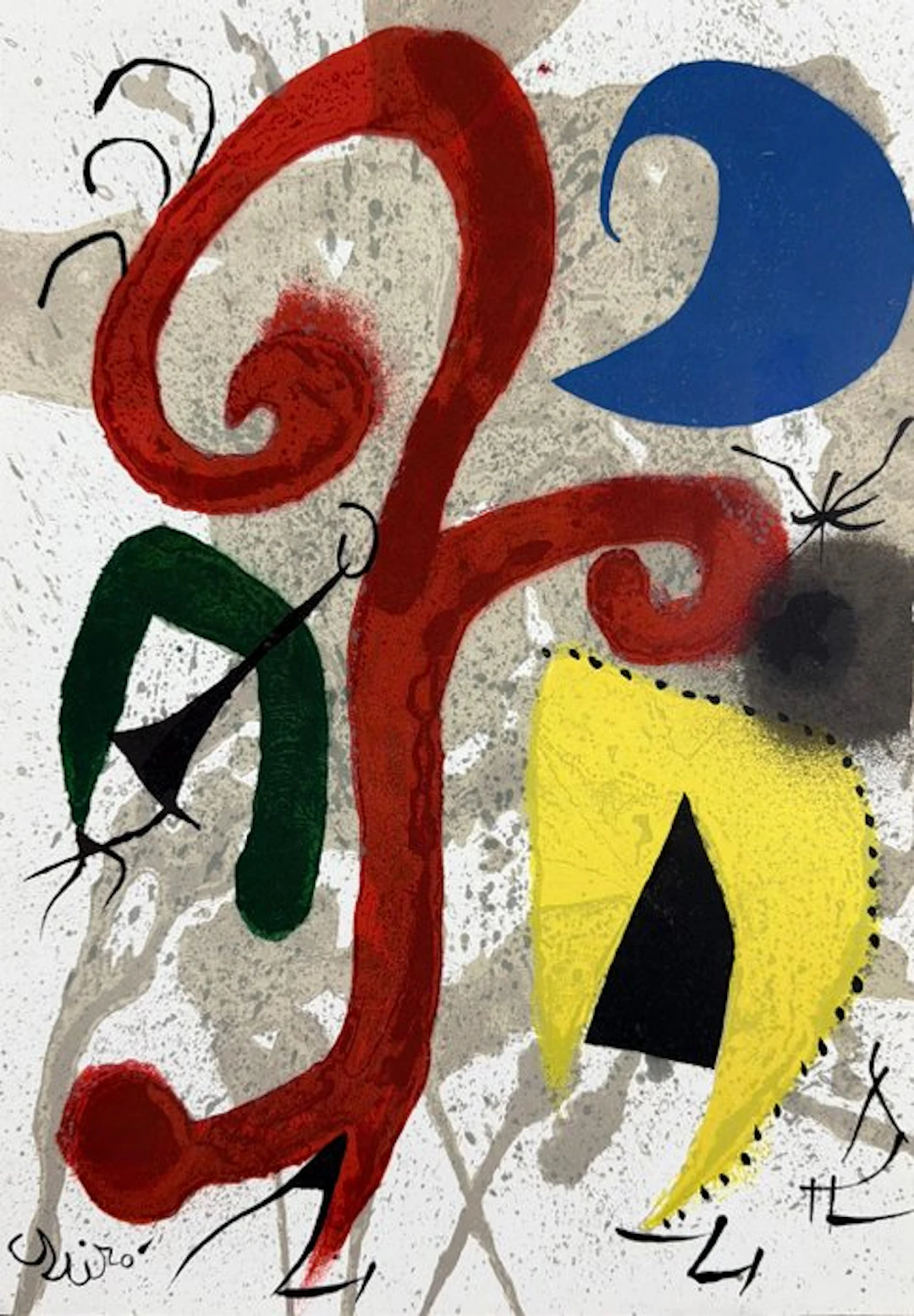 Joan Miro (1893-1983) - Jardin au clair de Lune