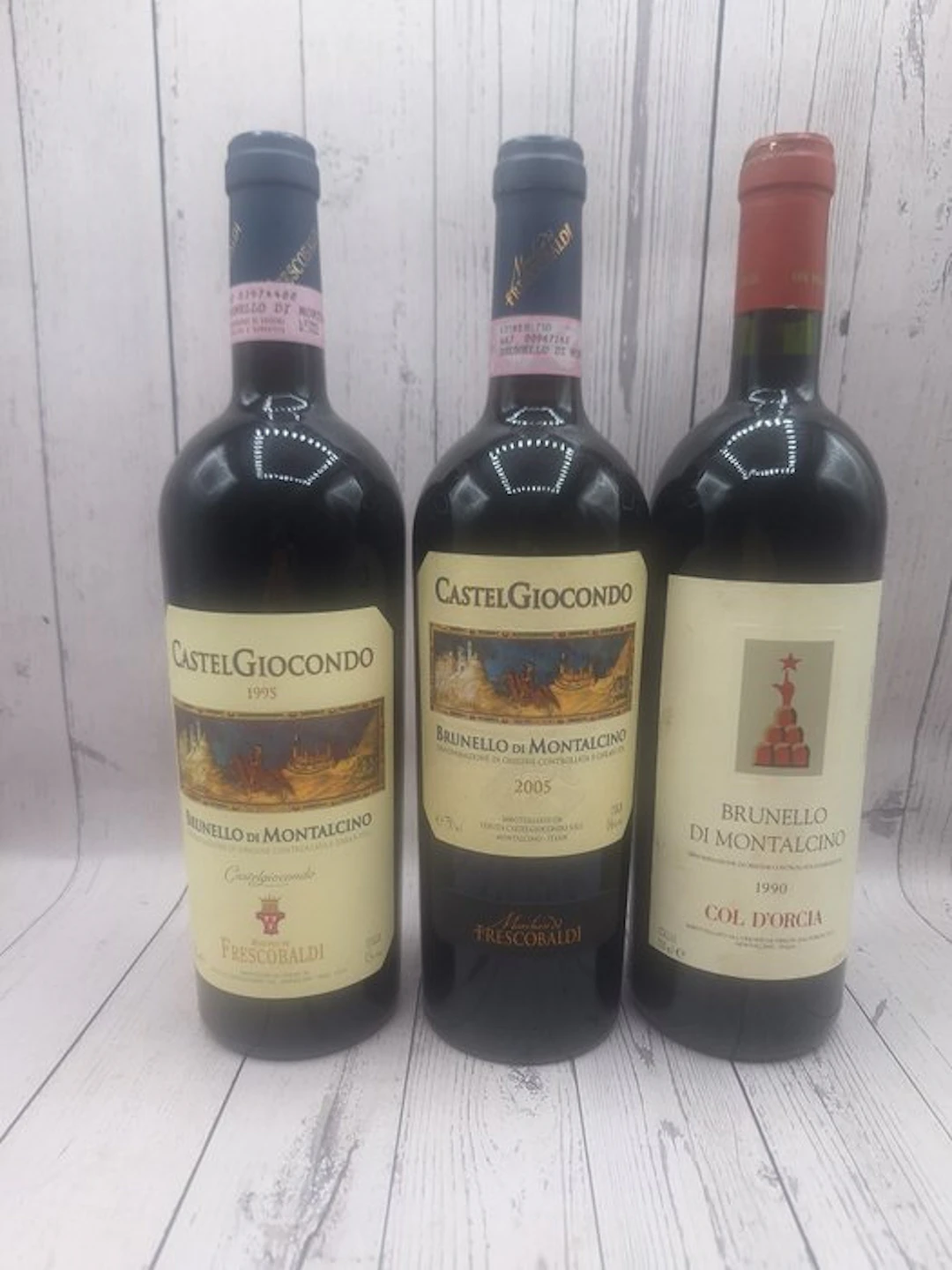 1995 , 2005 Castelgiocondo & 1990 Col D'Orcia - Brunello...