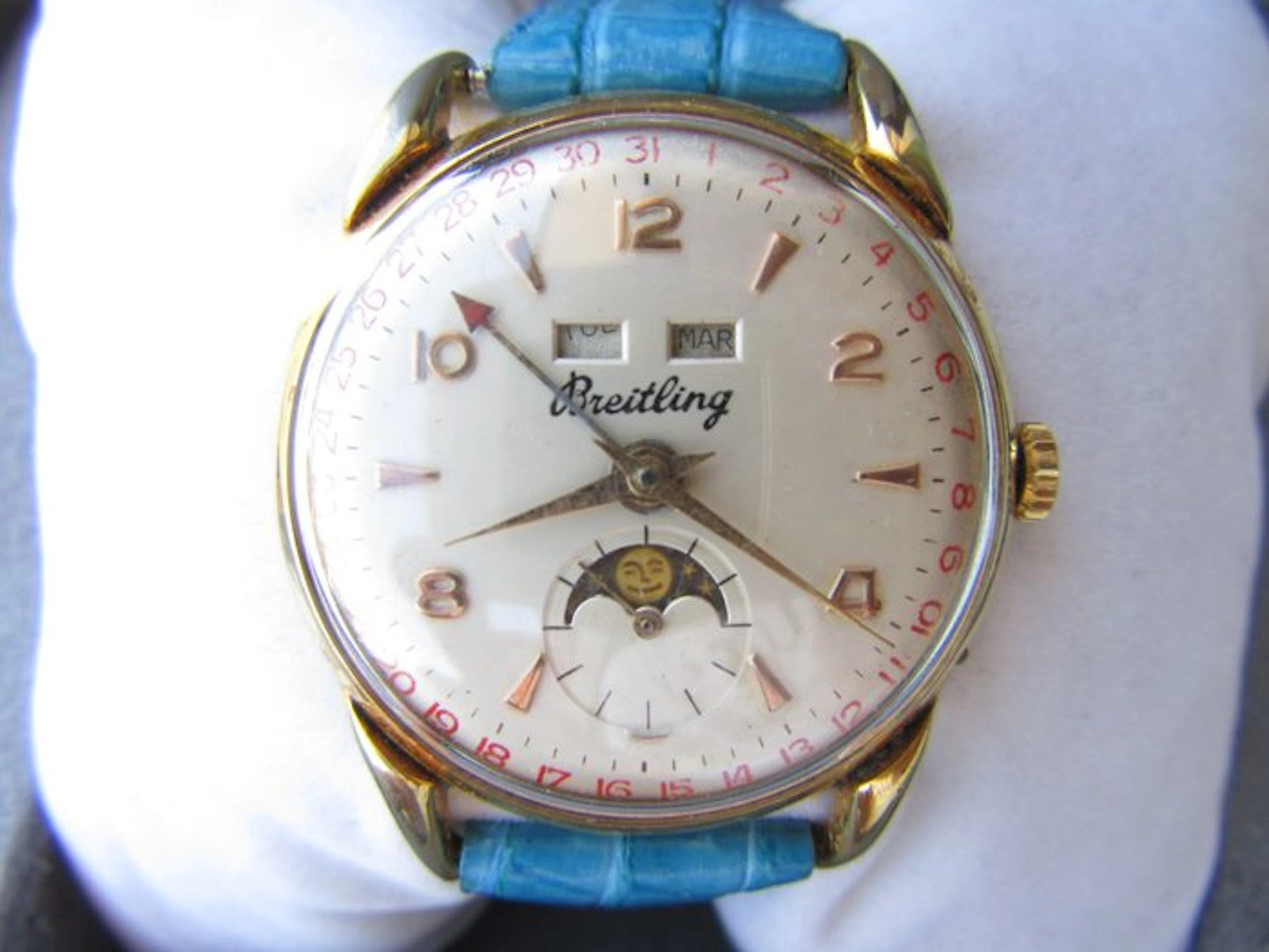 Breitling - Datora Triple Calendar Moonphase – Anni '50 –...