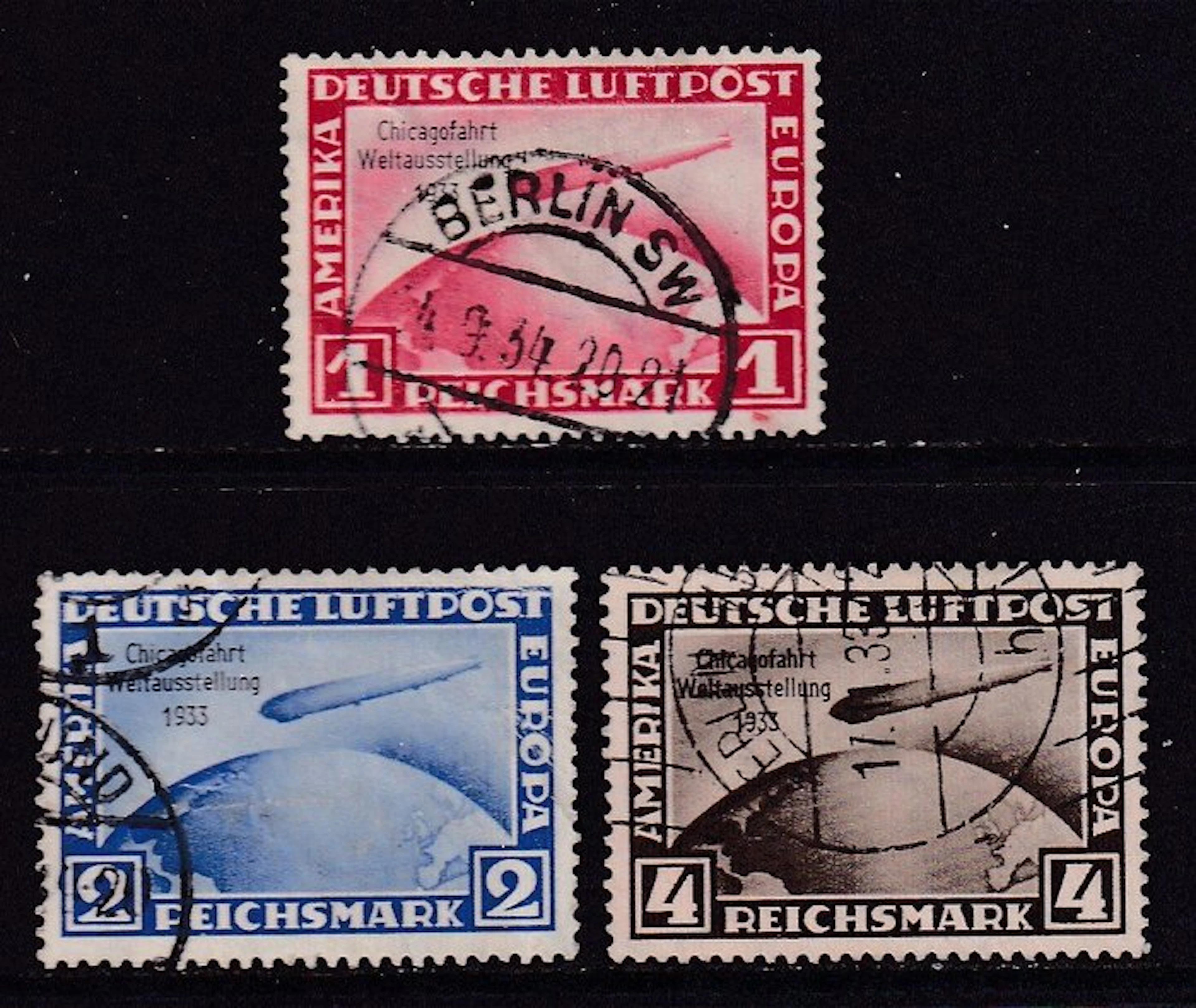 German Empire 1933 - Ocean crossing of the airship Graf Zeppelin L.Z.127