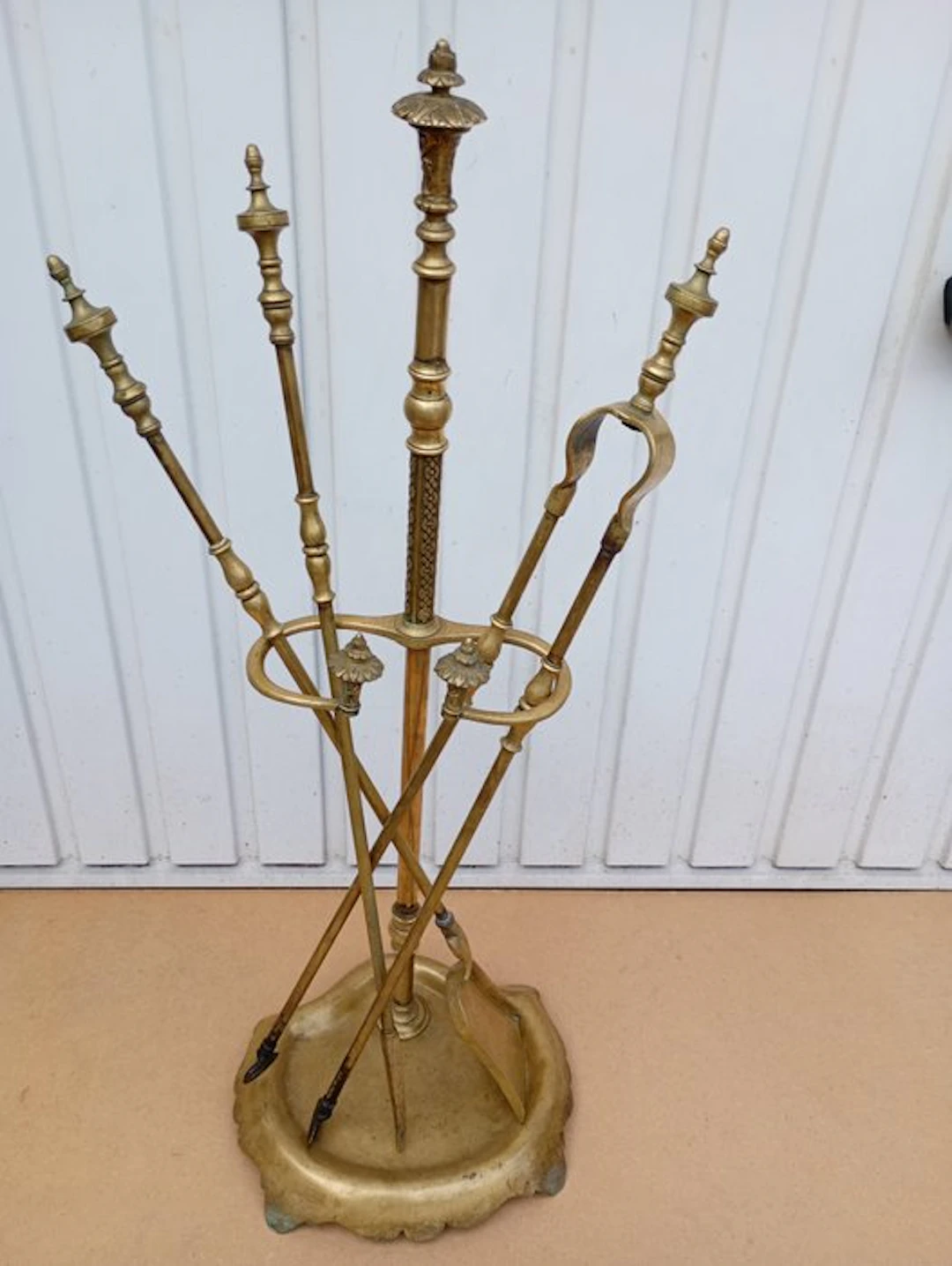 Fireplace accessory (4) - Brass - Grandry Fils, France
