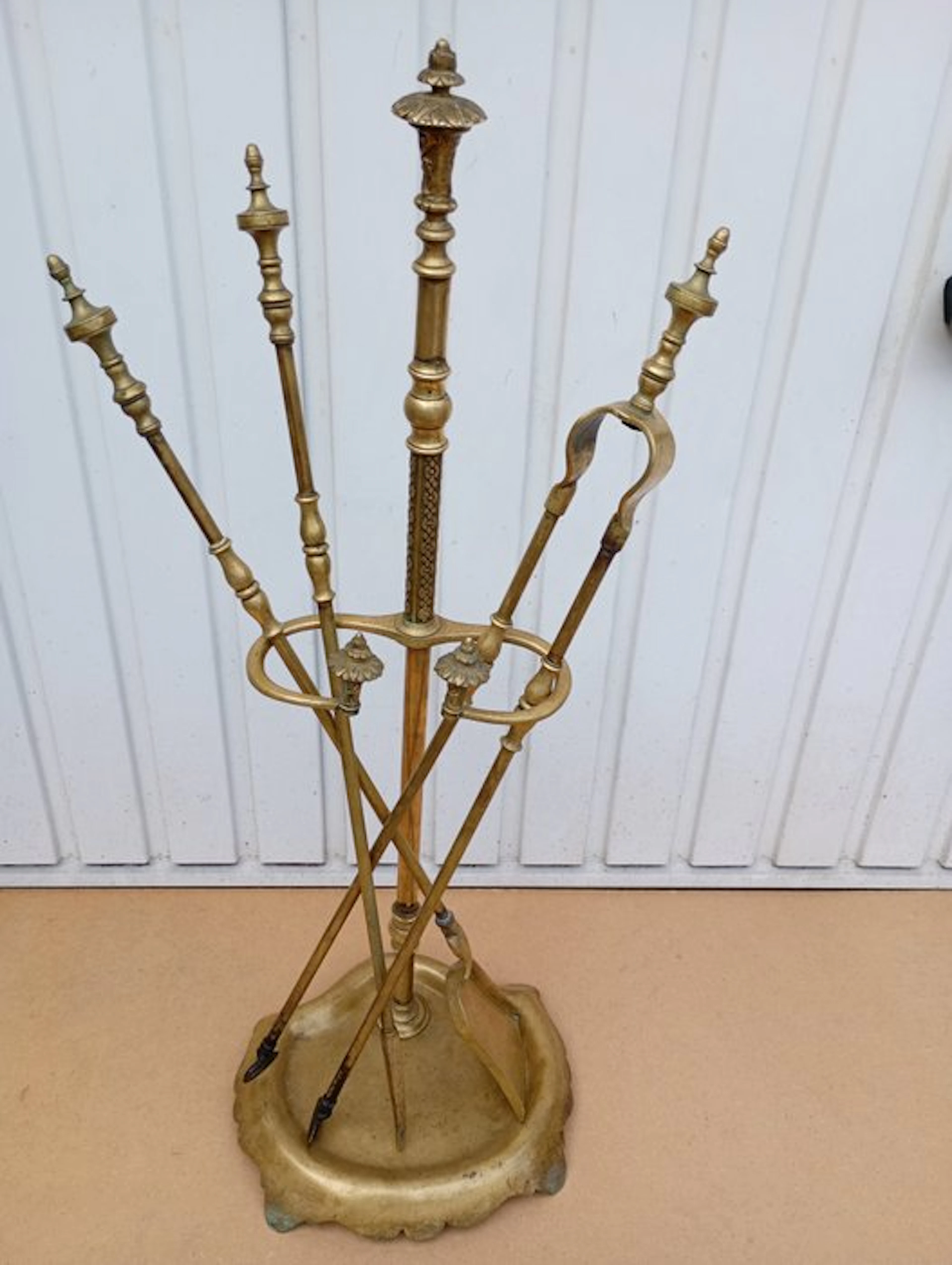 Fireplace accessory (4) - Brass - Grandry Fils, France
