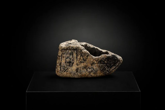 Islamic stone oil lamp - 7 cm