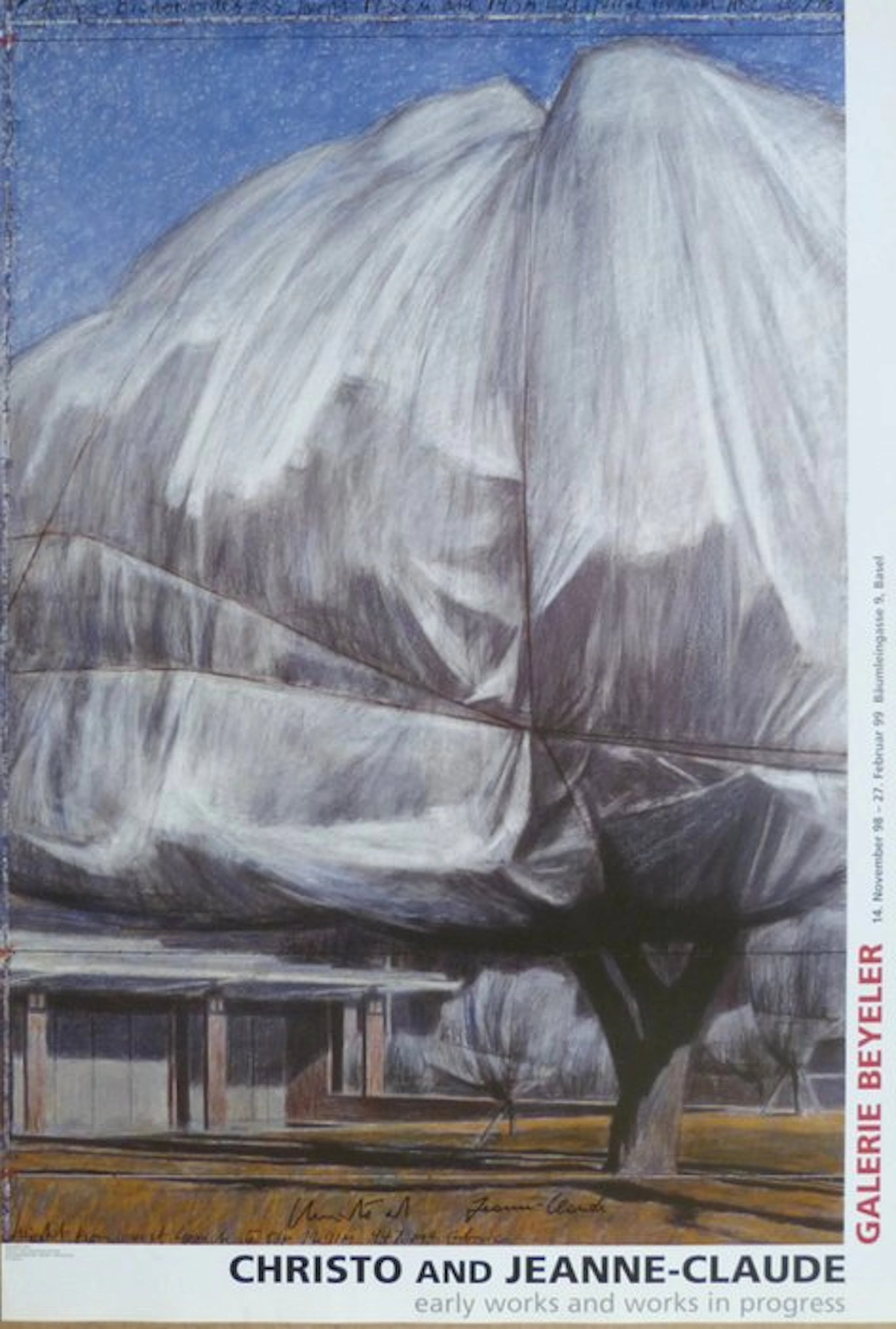 Christo (1935-2020) - Wrapped Trees - Beyeler Basel 1998
