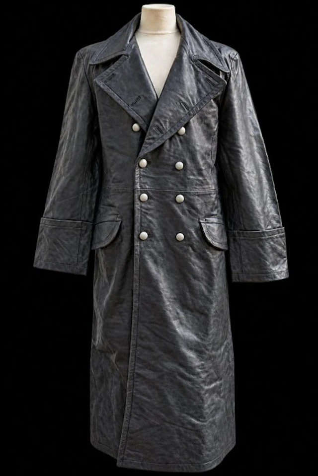 Germany - Military uniform - Mil-Tec officer leather coat