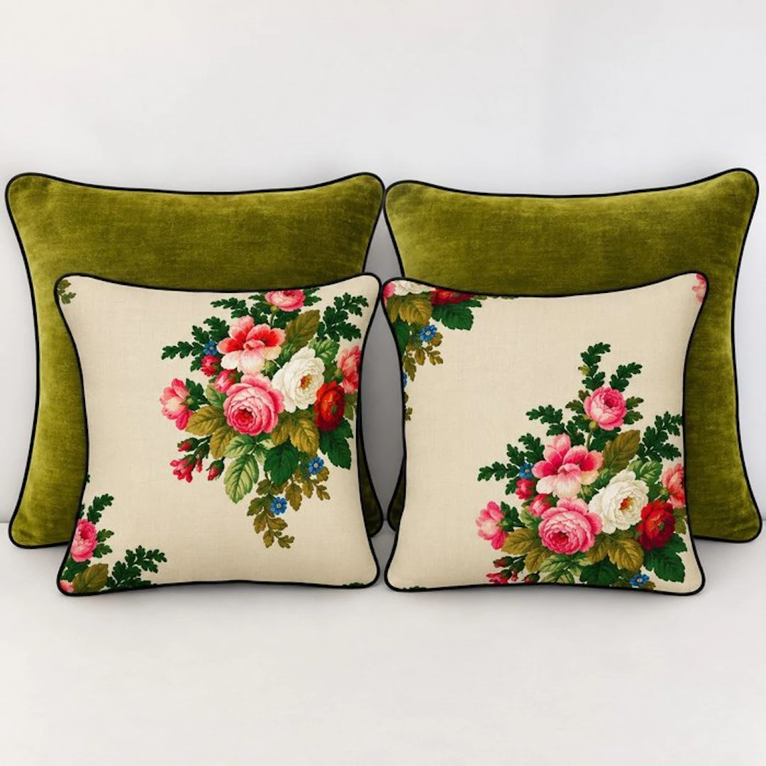 BRAQUENIÈ - New set - Two cushions in a set of four - Cushion
