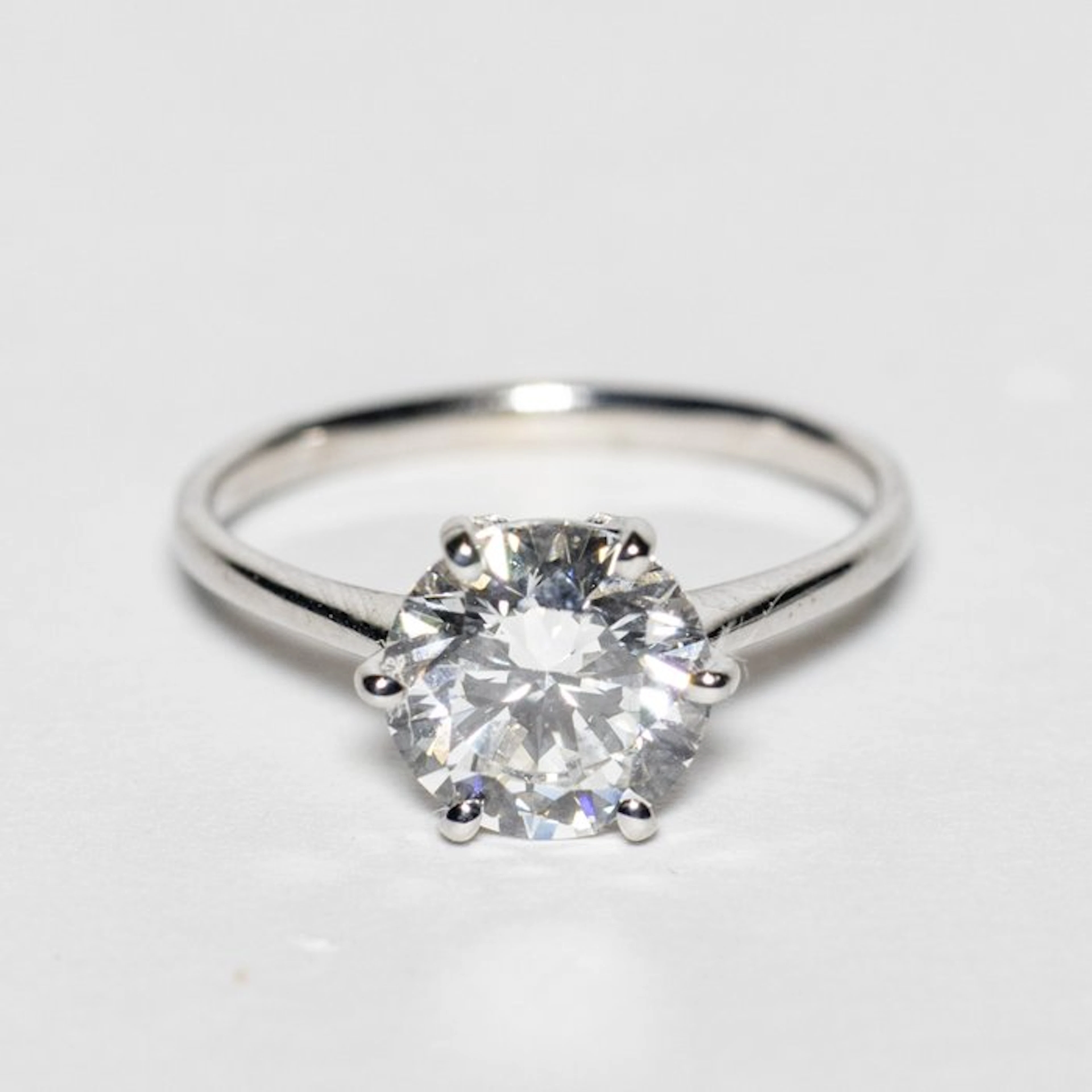 No reserve price - Engagement ring - 18 kt
