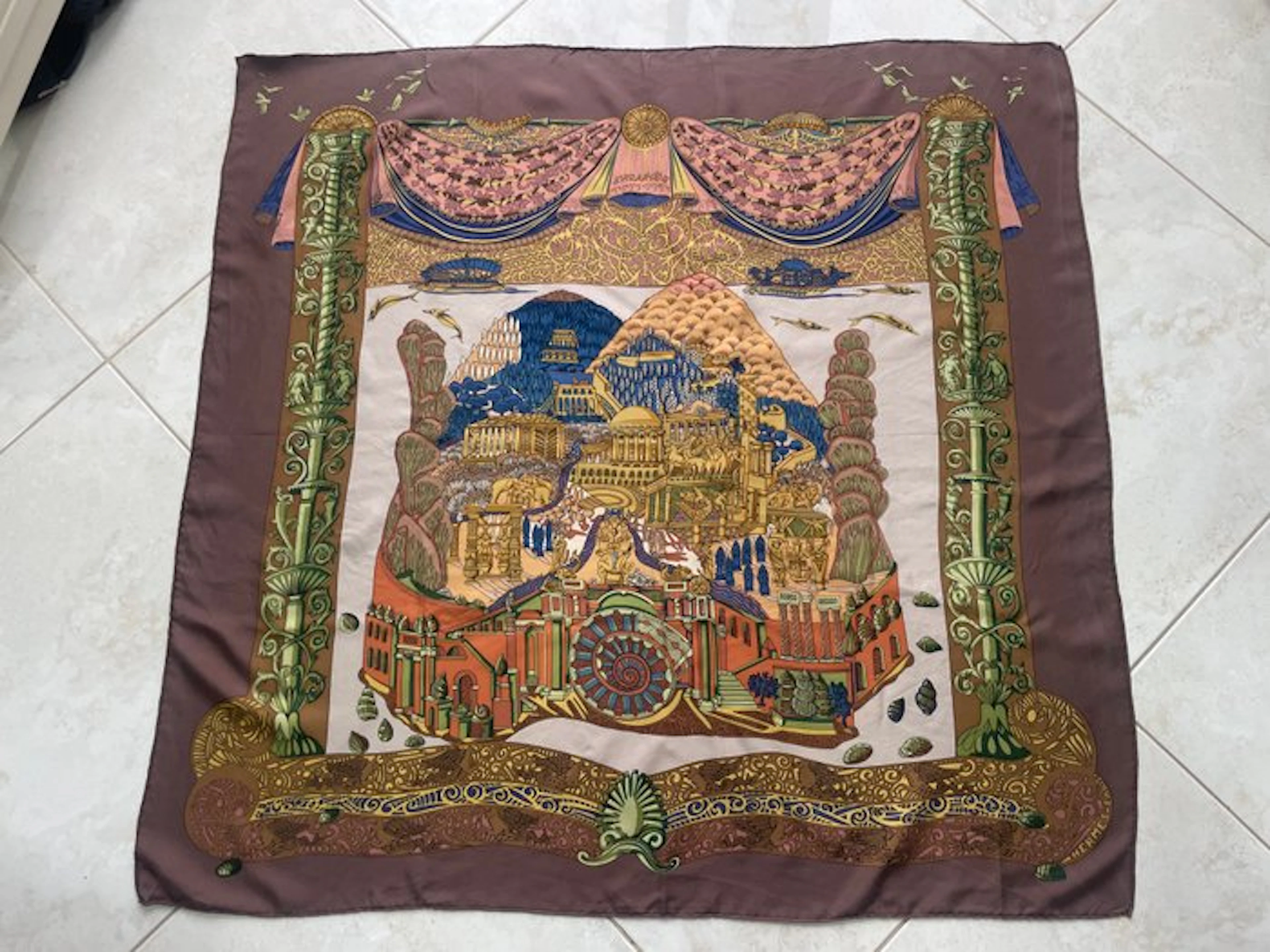 Hermès - L'Atlantide - Foulard