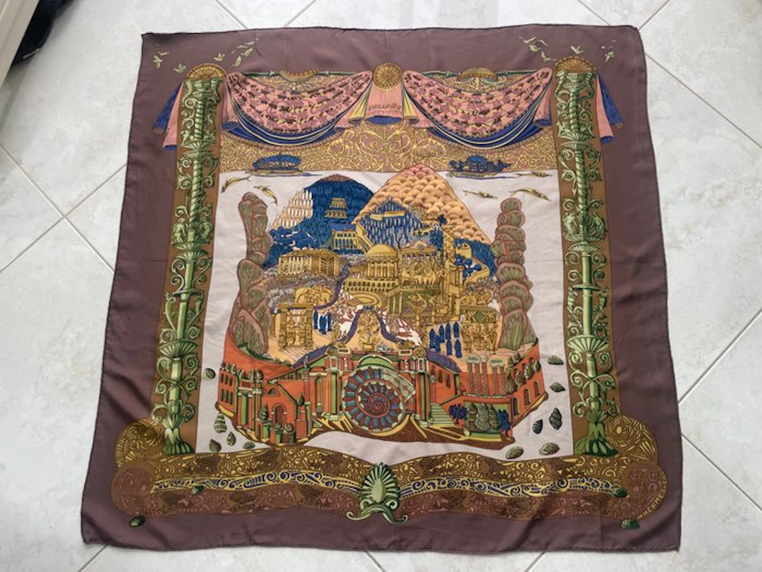 Hermès - L'Atlantide - Foulard
