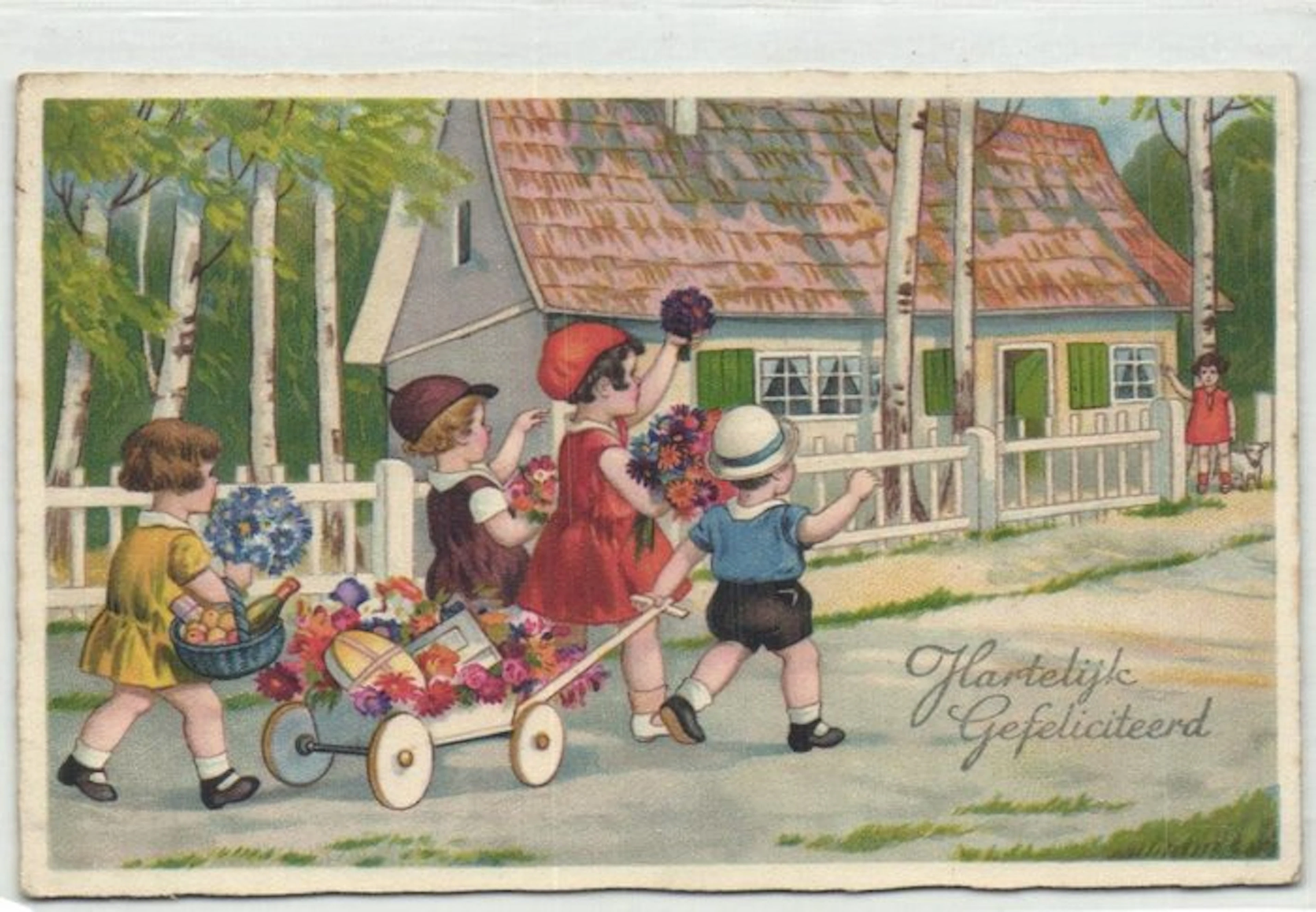 Children Drawn - Many from the 1930s