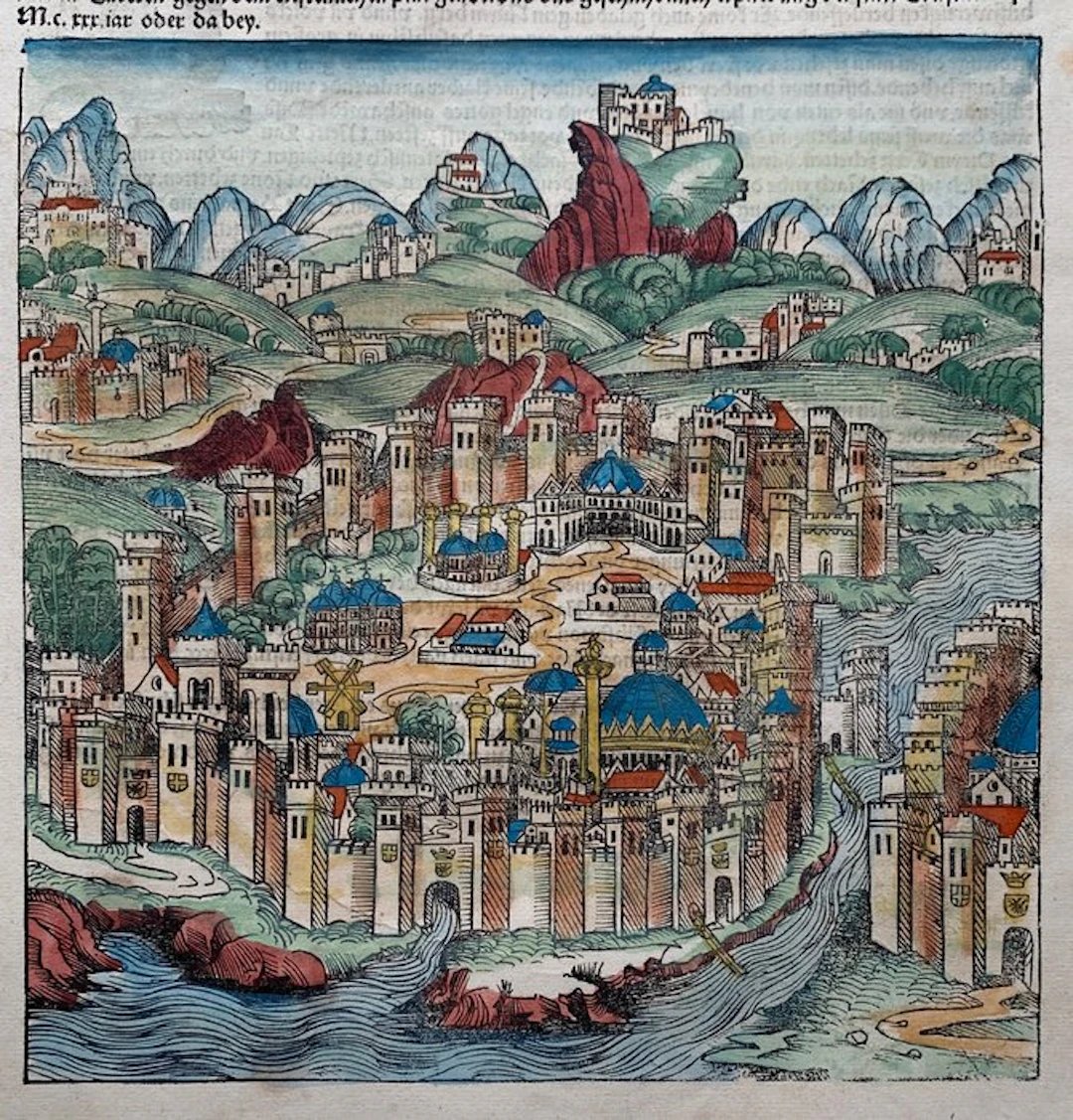Türkiye - Constantinople/ Istanbul; Hartmann Schedel/...