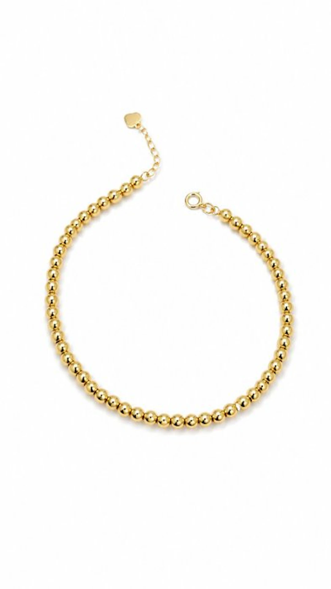 No reserve price - Bracelet - 18 kt. Yellow gold - Br Sphere 3mm - 1.10 g