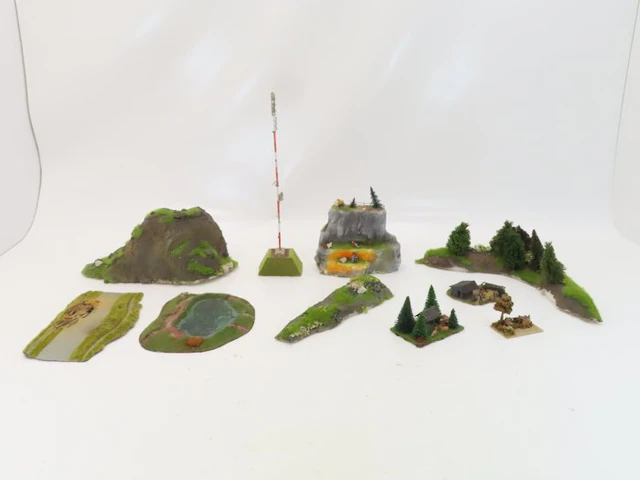 Busch, RS modell H0 - Model train landscape (10) - Assortment of mountain