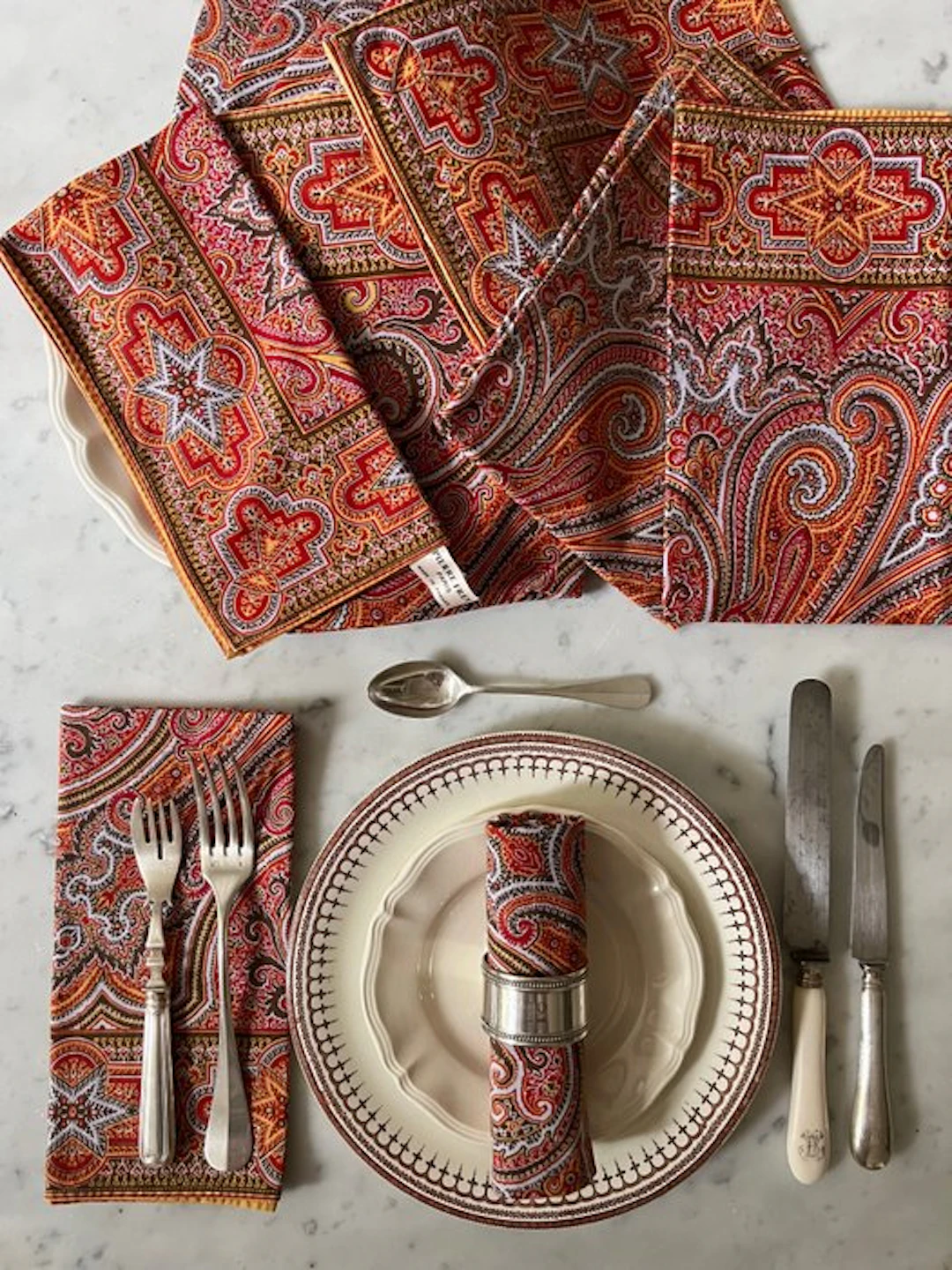 pierre frey - Napkin (12) - 48 cm - 46 cm