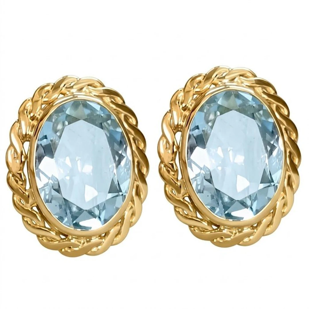 No reserve price - Earrings - 18 kt