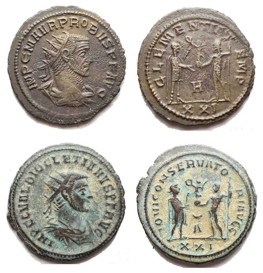 Roman Empire Lot of 2 Antoniniani Probus & Diocletian (No reserve price)