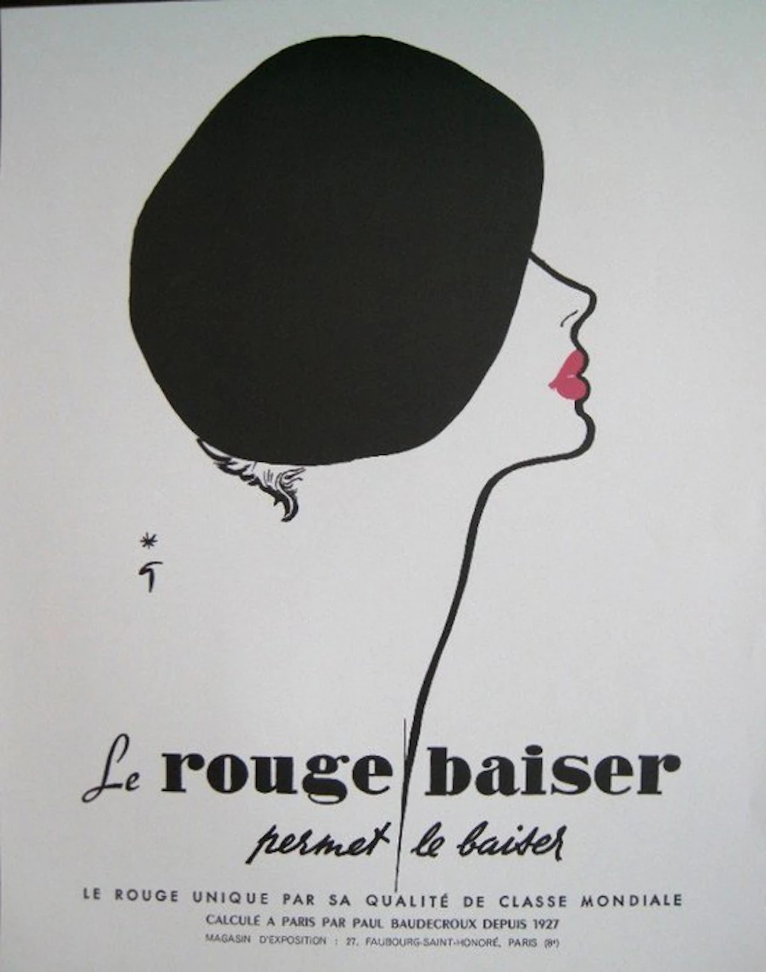 René Grau - Le Rouge Baiser...permet le baiser.