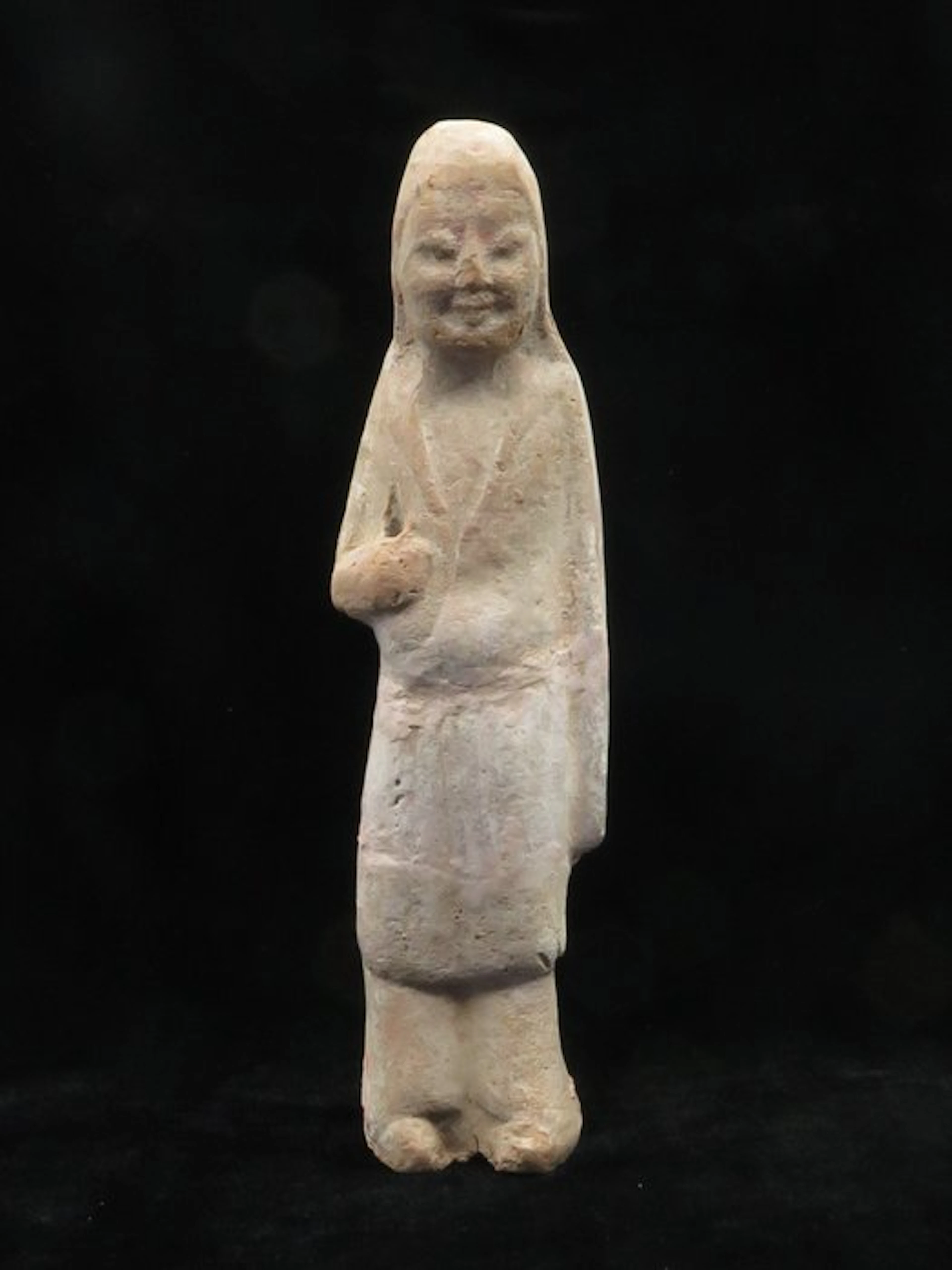 Ancient Chinese, Tang Dynasty Terracotta Figurine/Offerant (1x) - 24 cm