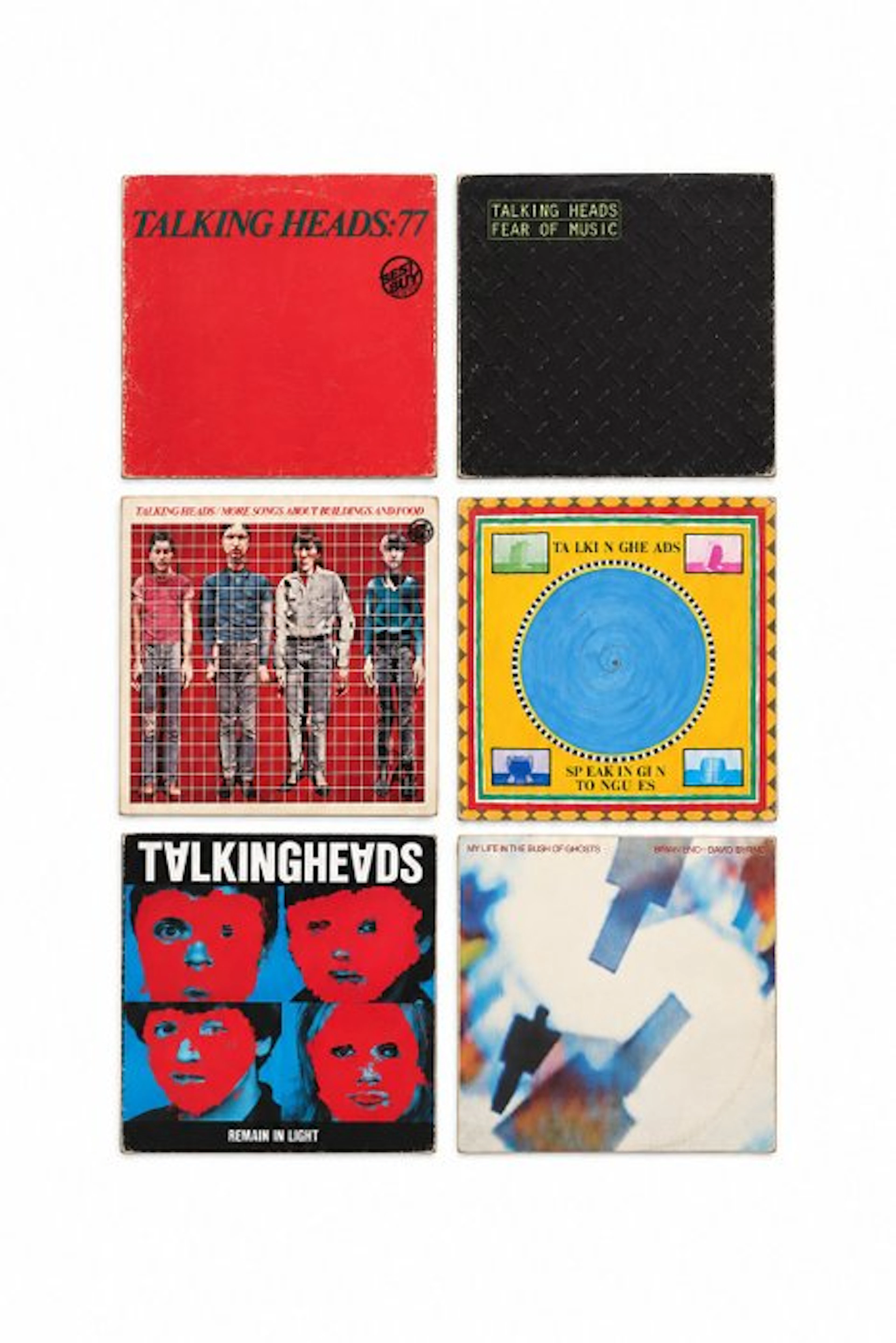Talking Heads / David Byrne & Brian Eno - 6 x LPs...