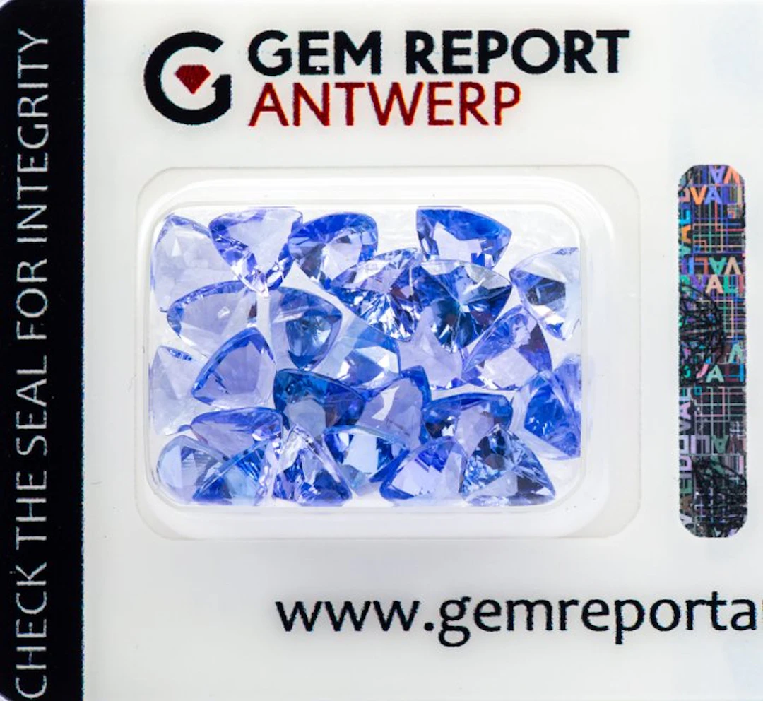 No reserve price - 26 pcs Tanzanite - 9.89 ct - Gem...