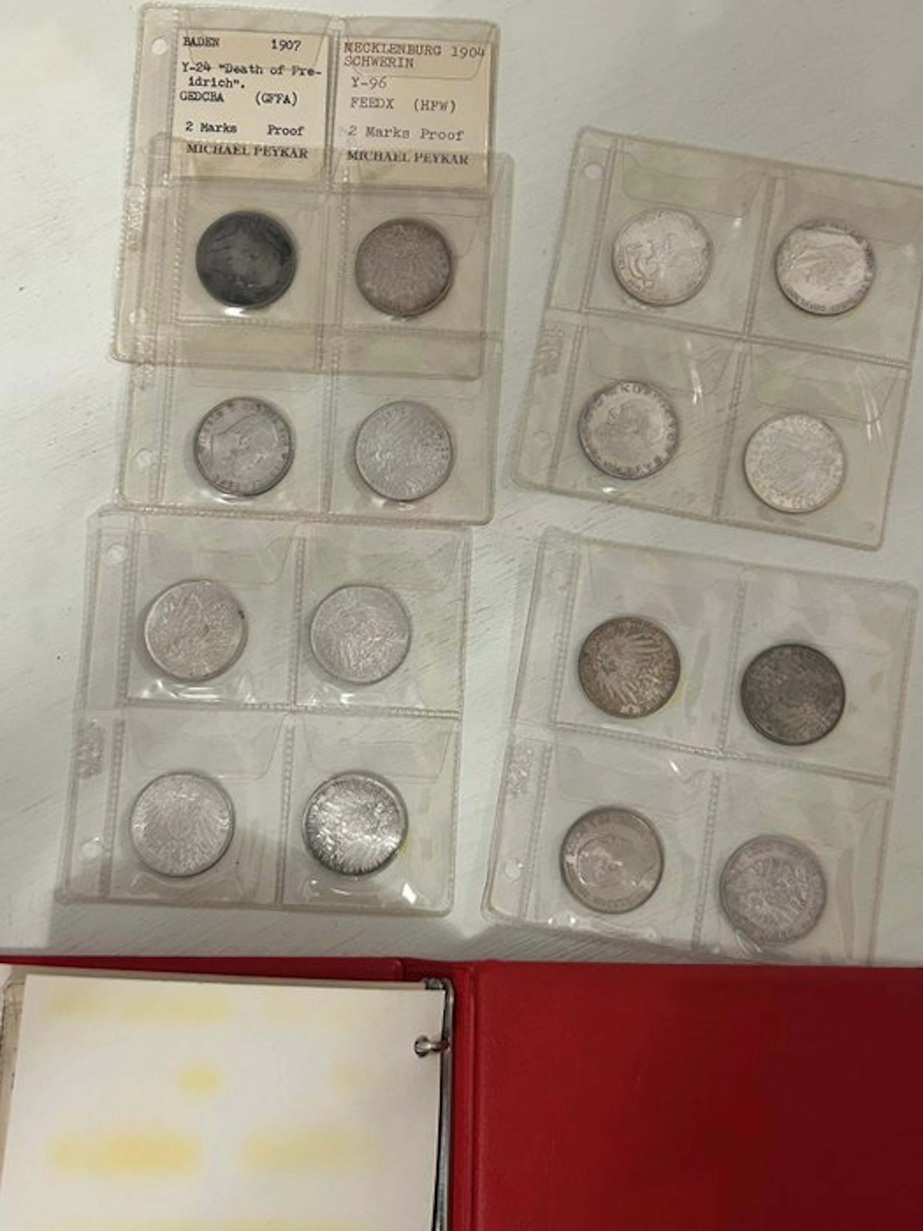 Germany, Empire Nice collection of silver coins incl. Proof 1888-1914