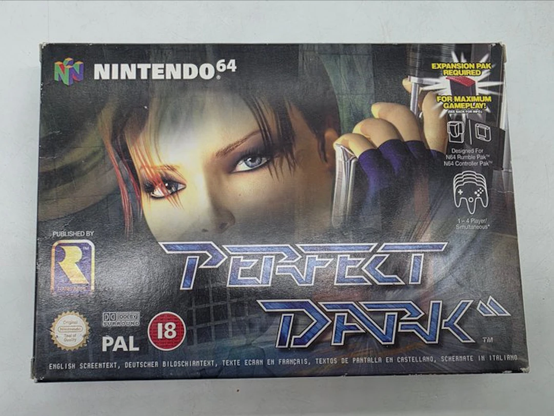 Nintendo - Nintendo 64 - Old Stock - "Perfect Dark" - N64...