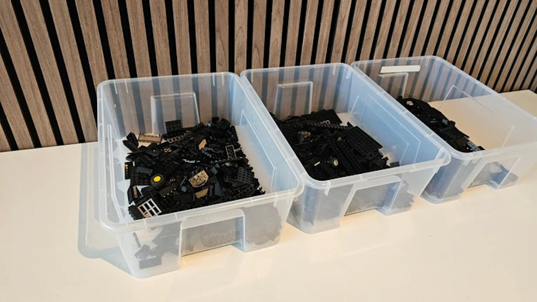 LEGO Pieces - 1000 Pieces - Zwart