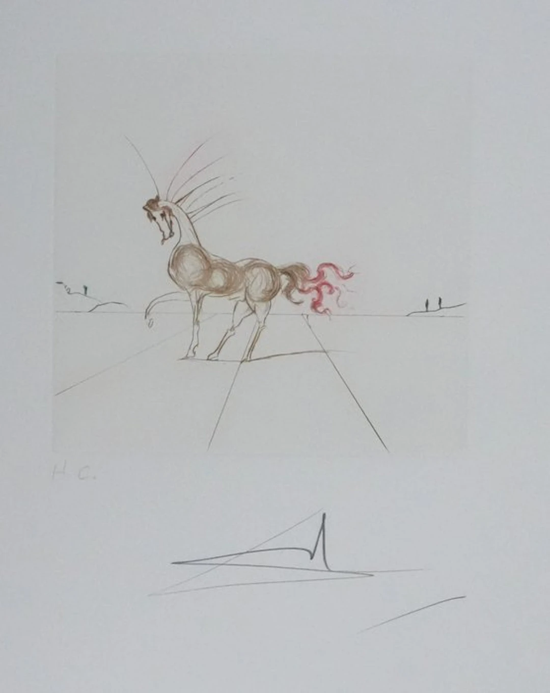 Salvador Dali (1904-1989) - Cheval surréaliste