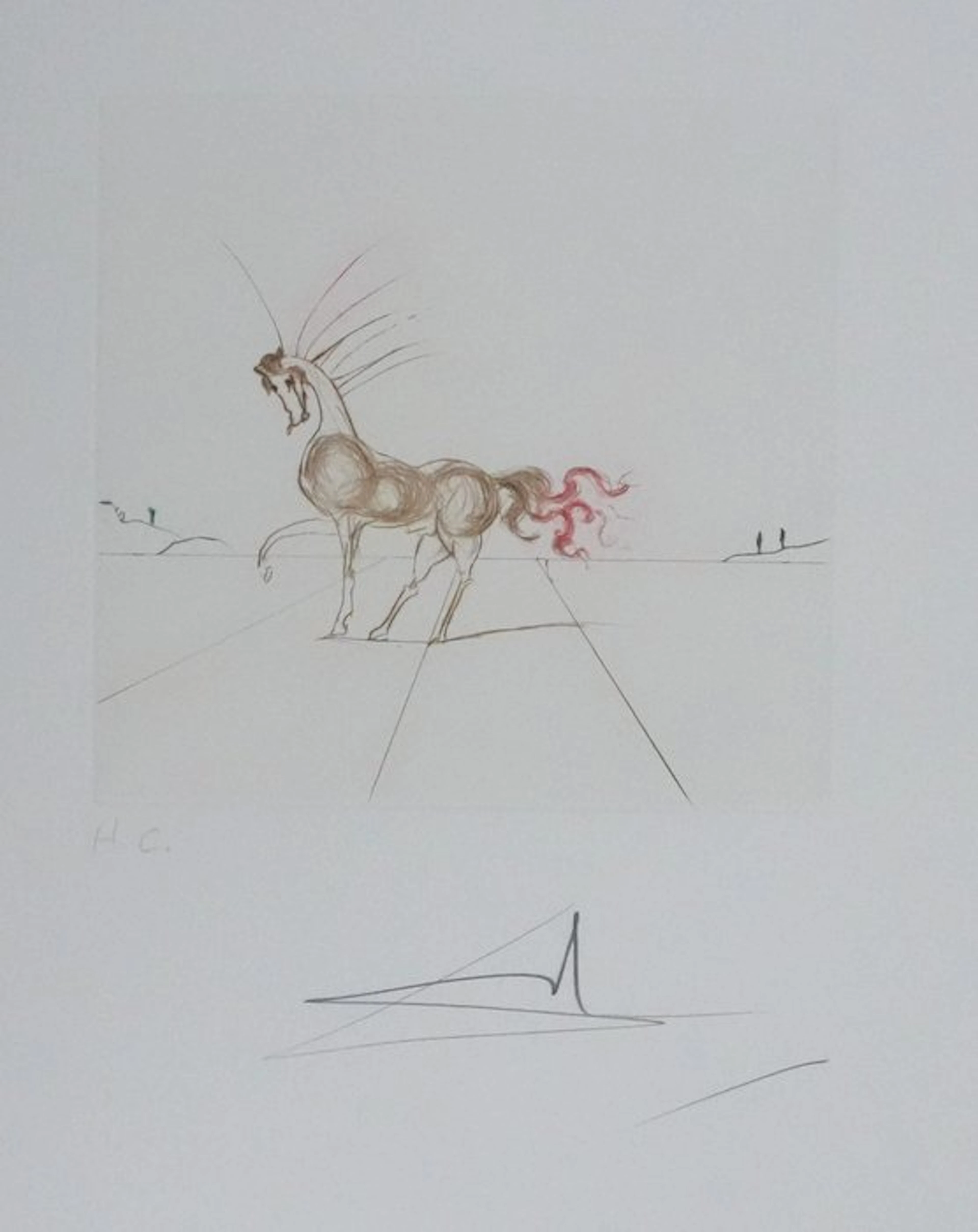 Salvador Dali (1904-1989) - Cheval surréaliste