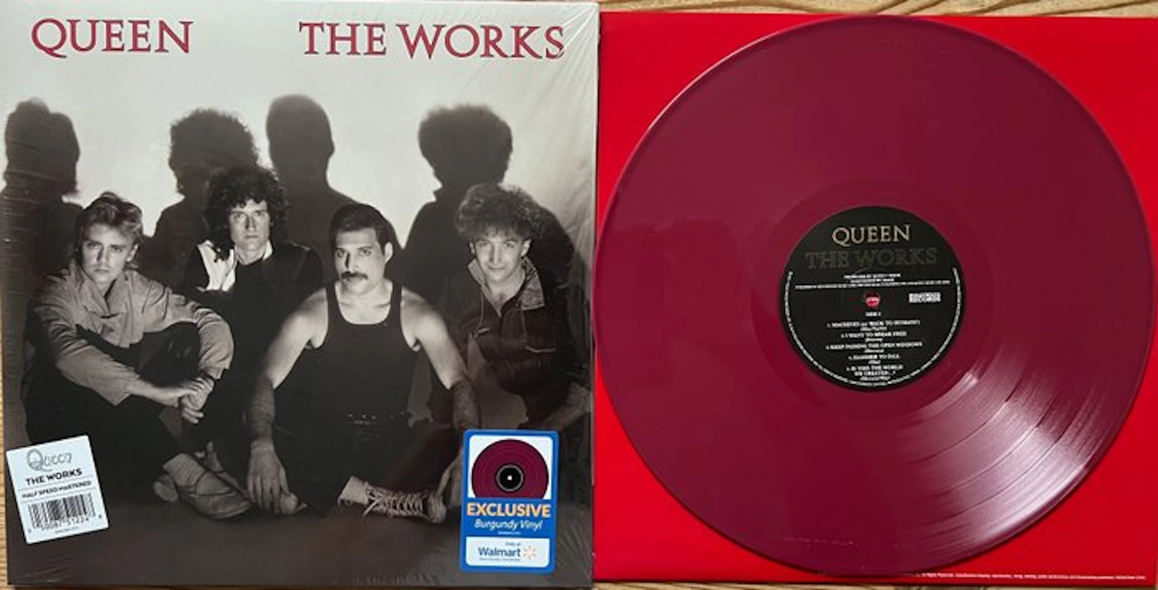 Queen - The Works [colored violet Vinyl pressing]...